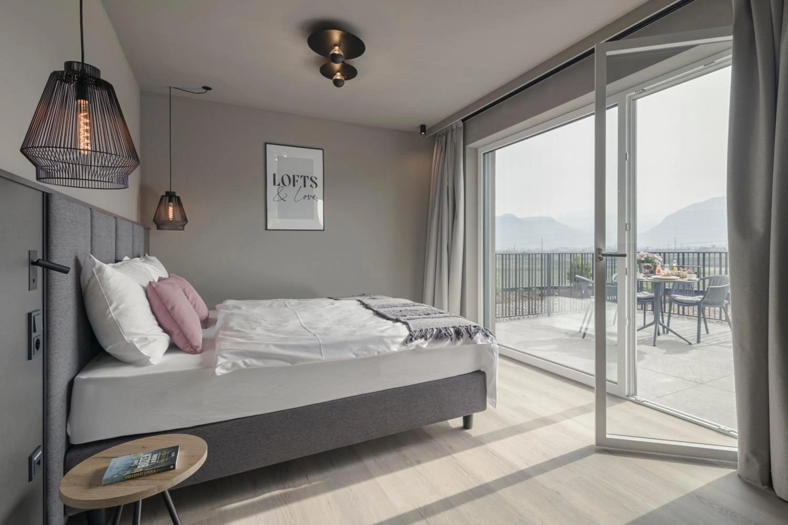 Bedroom, Bed in Belia Lofts - ADULTS ONLY - Apartments