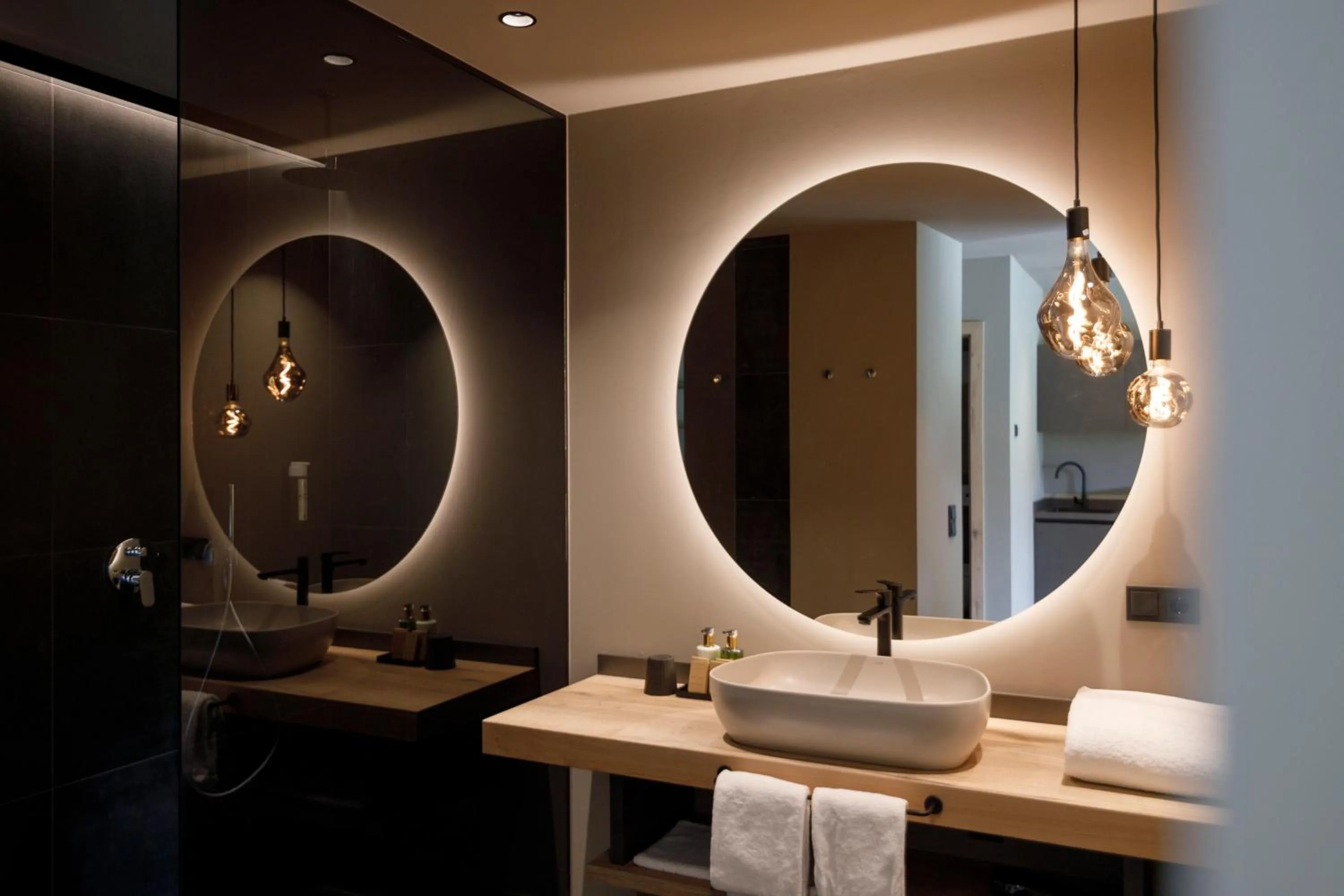 Bathroom in Belia Lofts - ADULTS ONLY - Apartments