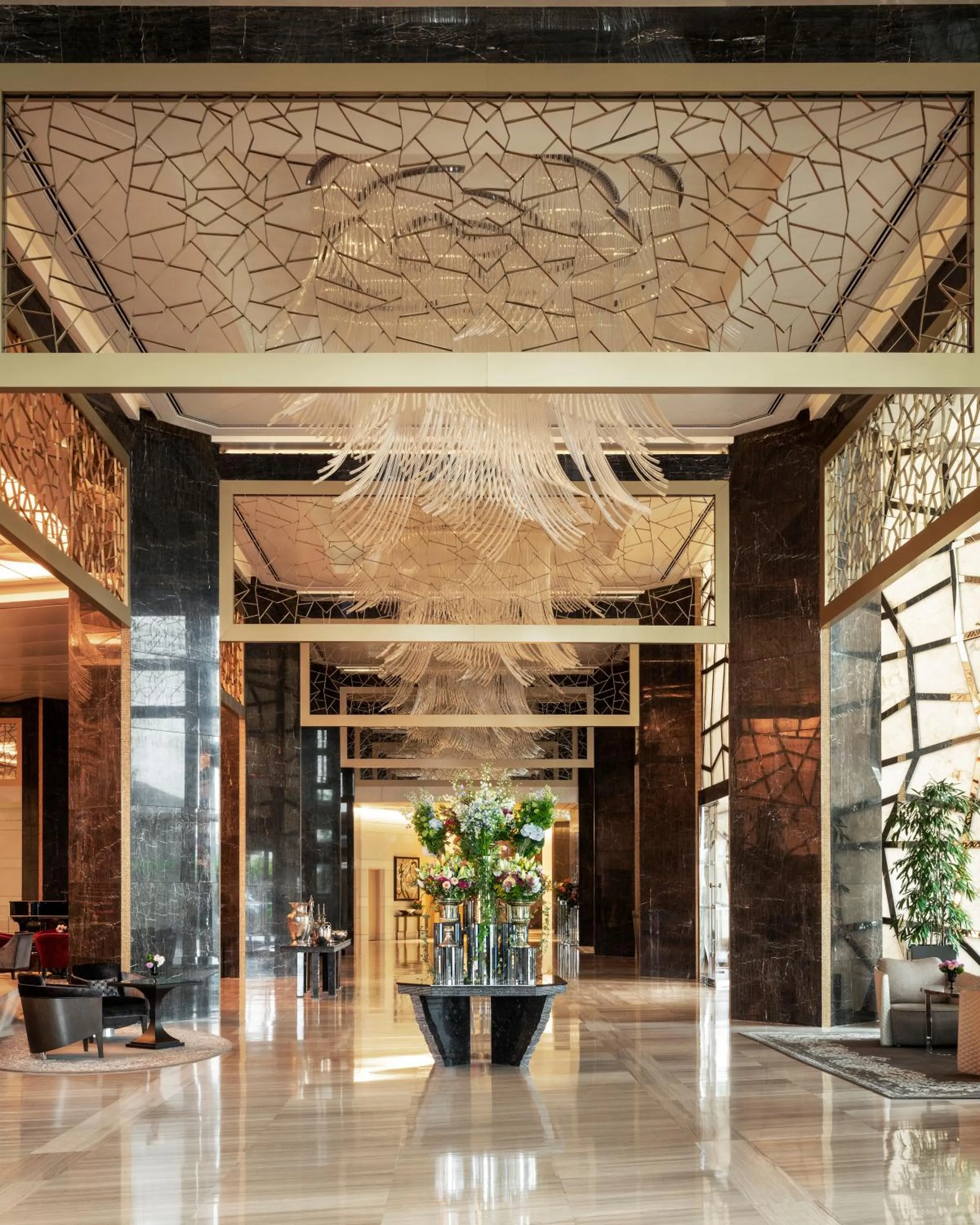 Lobby or reception in Raffles Istanbul