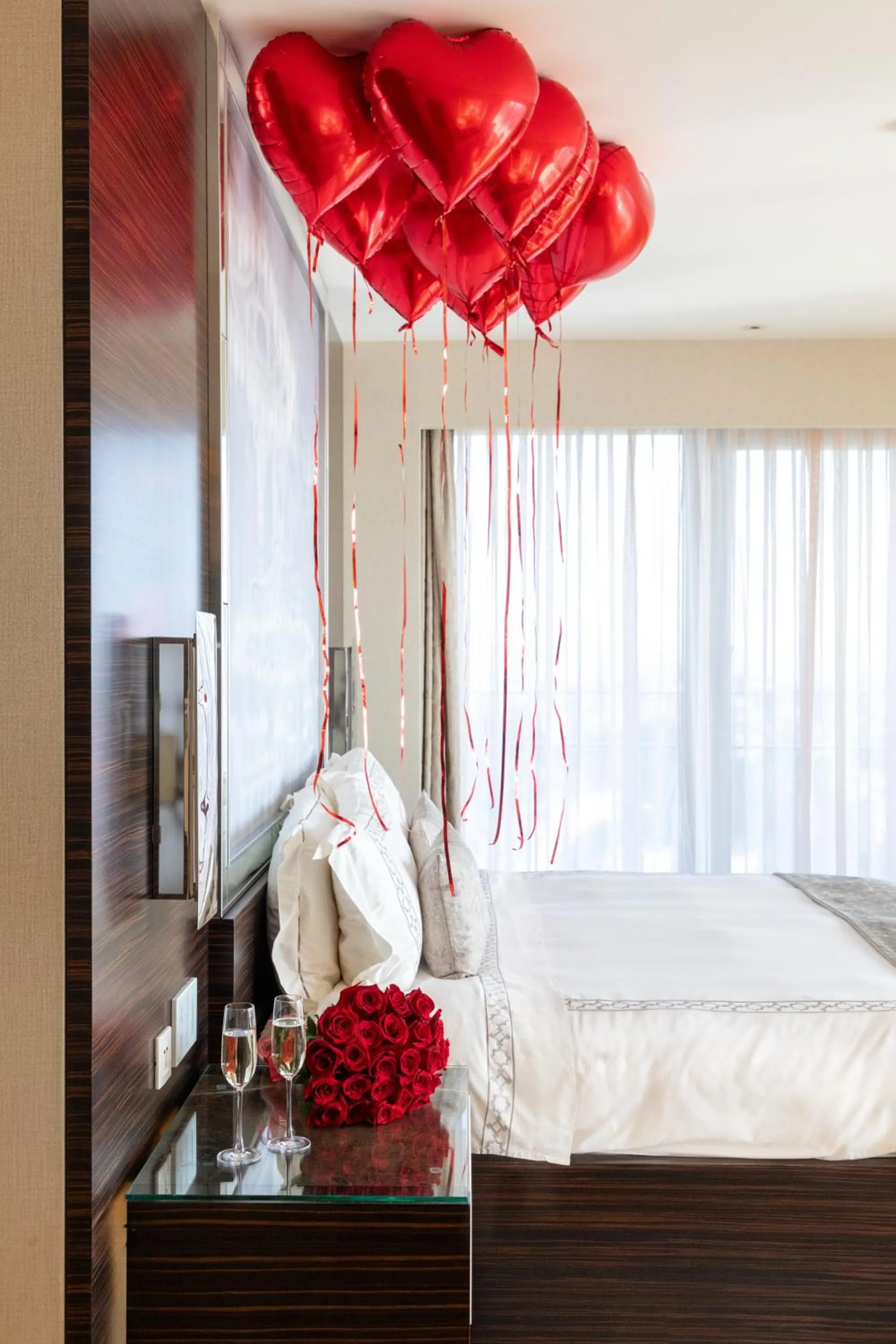 View (from property/room), Bed in Raffles Istanbul