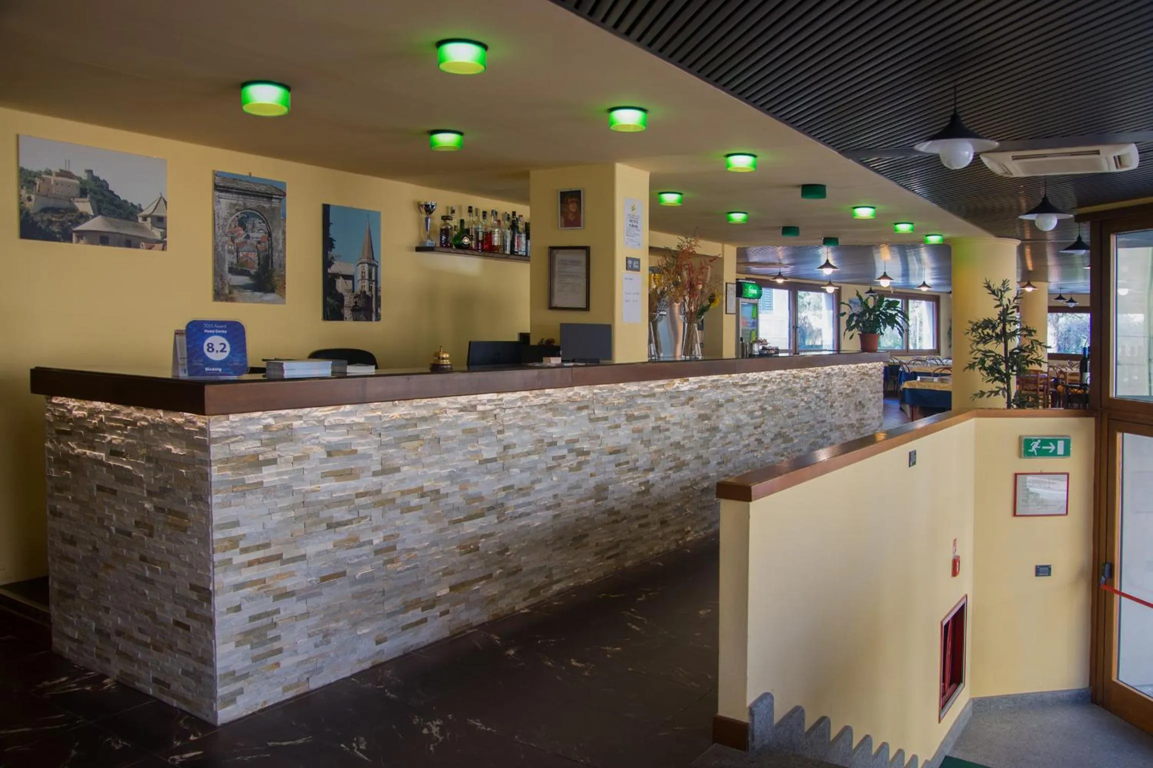 Lobby or reception in Bike & Family Hotel Derby