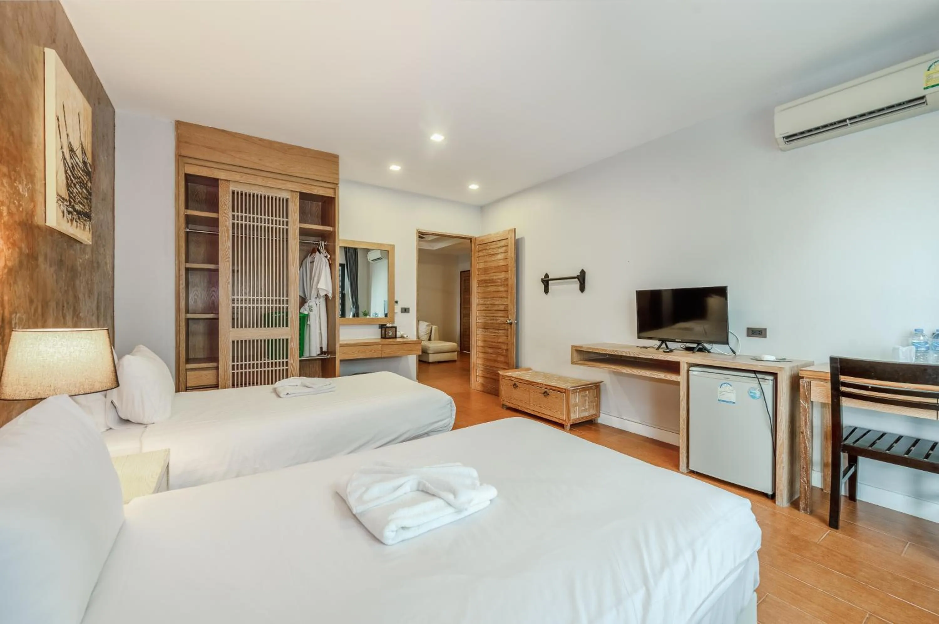 TV and multimedia, Bed in Coco Retreat Phuket Resort and Spa - SHA Plus