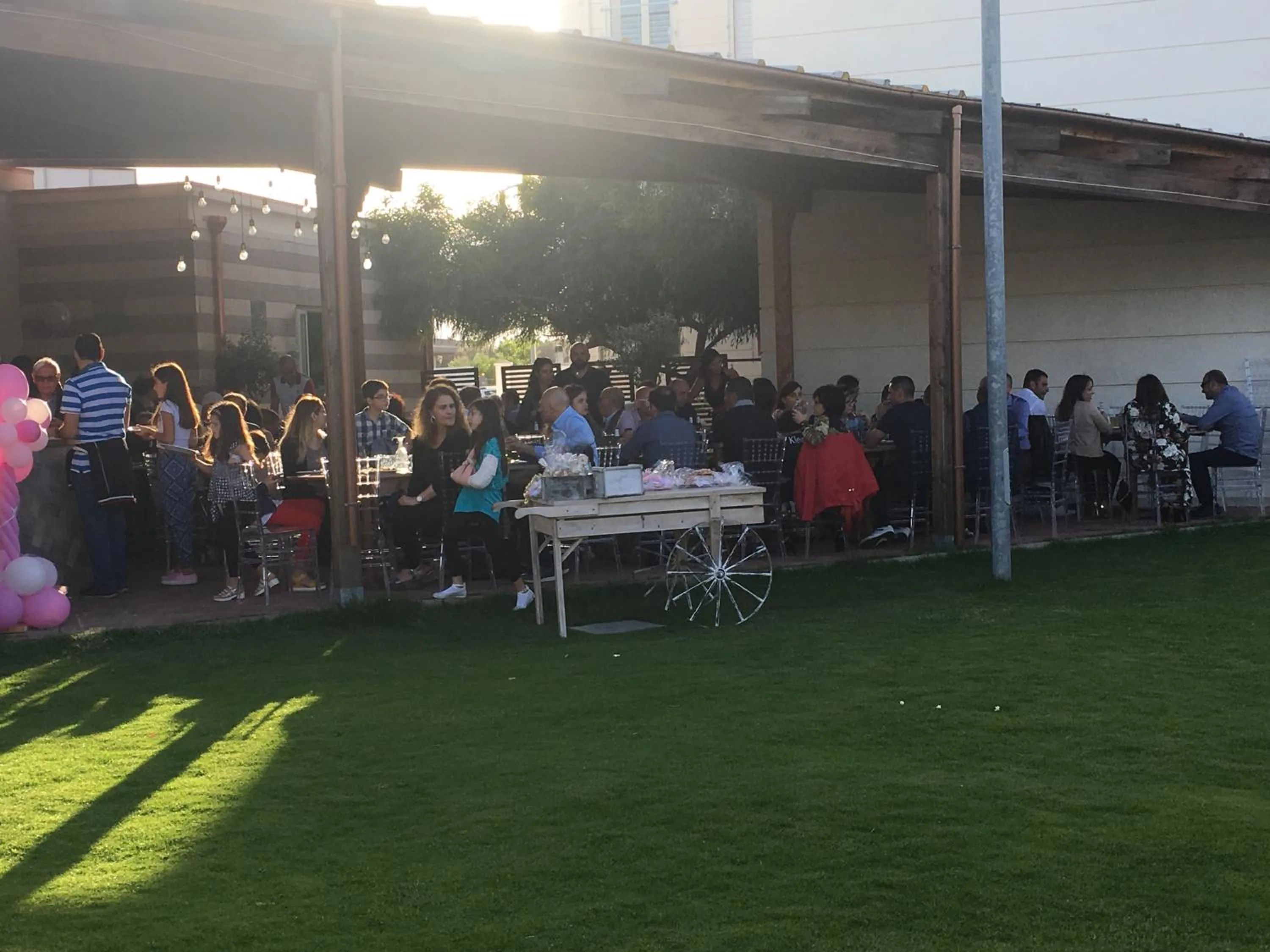 Garden view in Glemerald Hostel