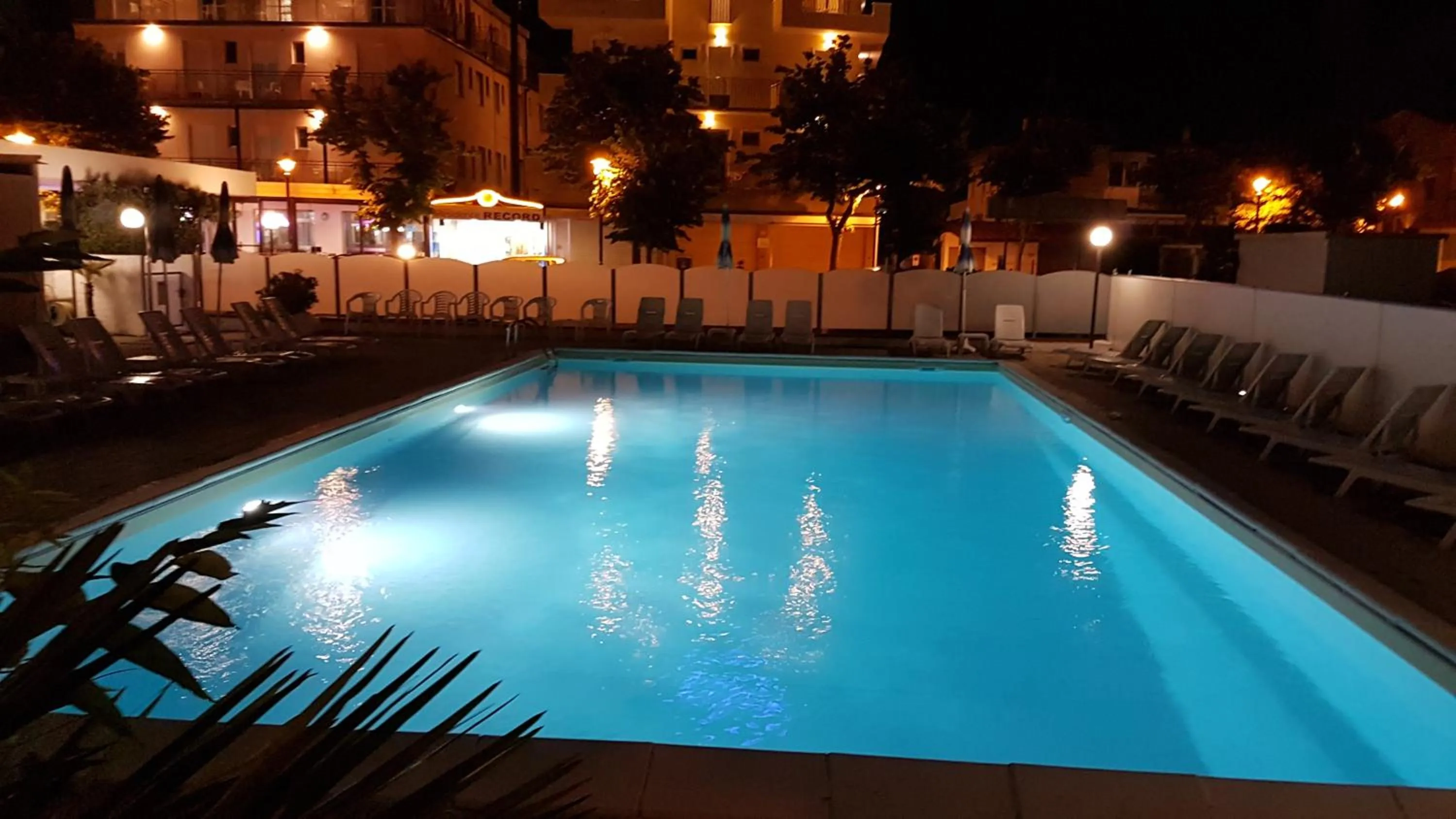 Pool view in Hotel Corinna