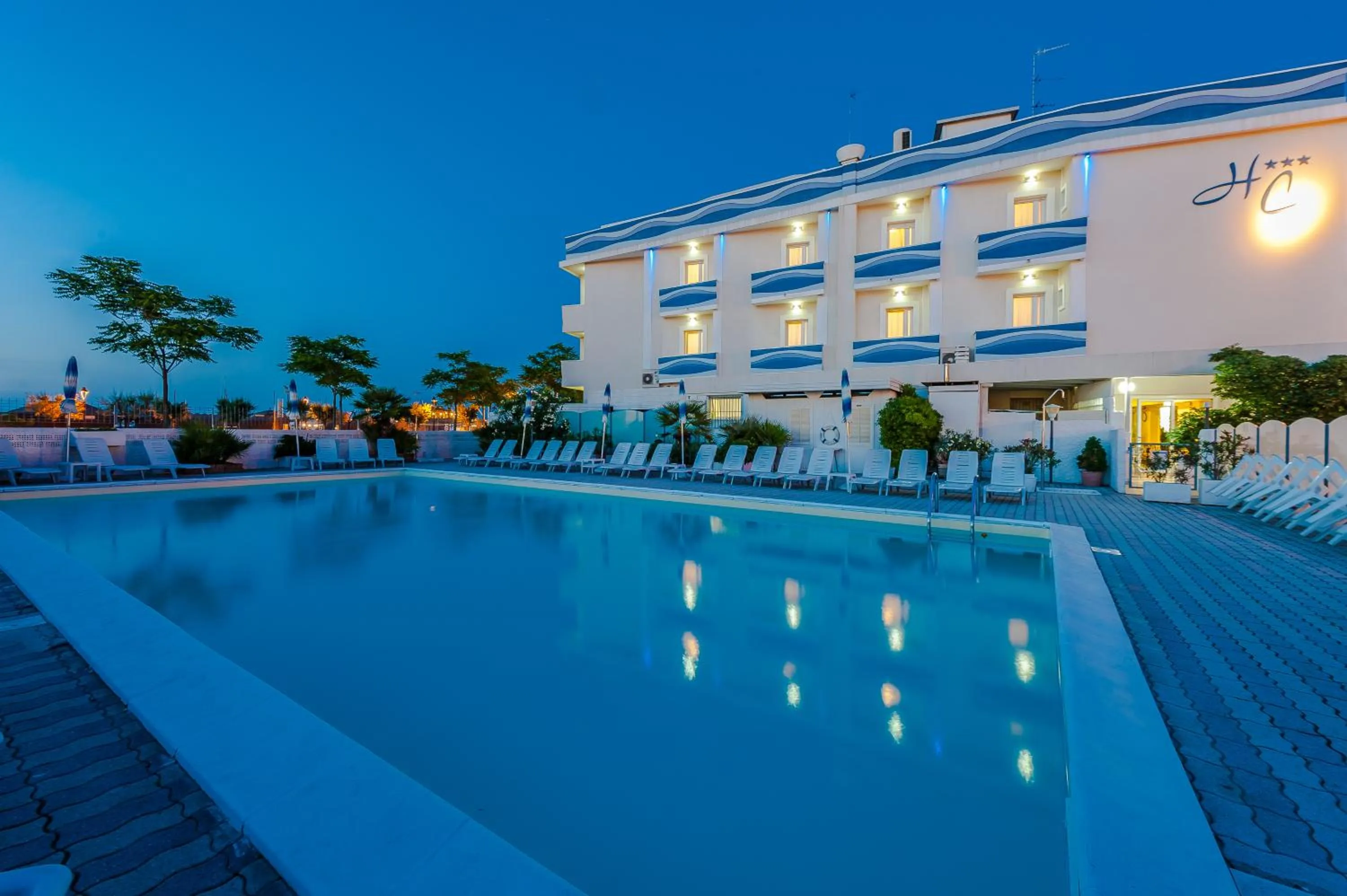 Property building in Hotel Corinna