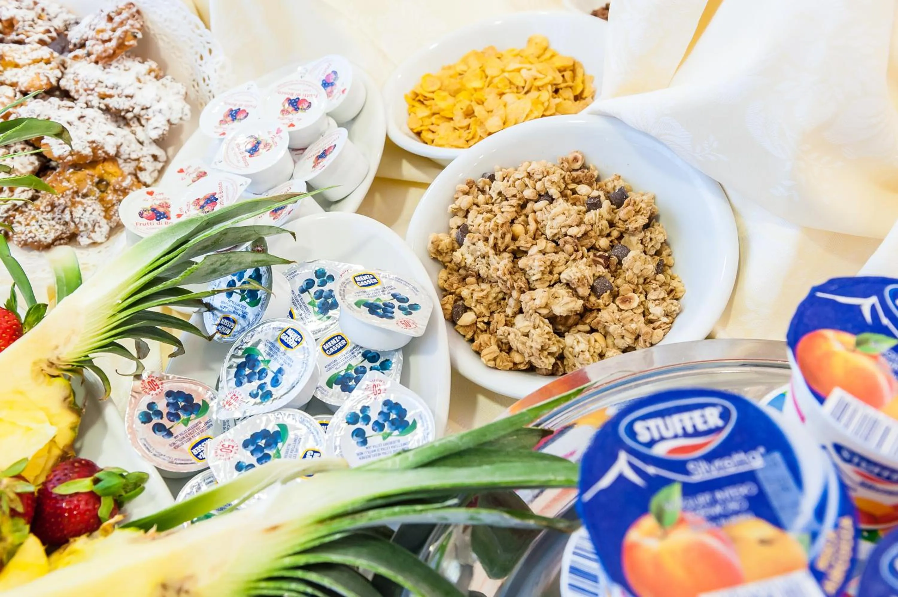 Food close-up in Hotel Corinna