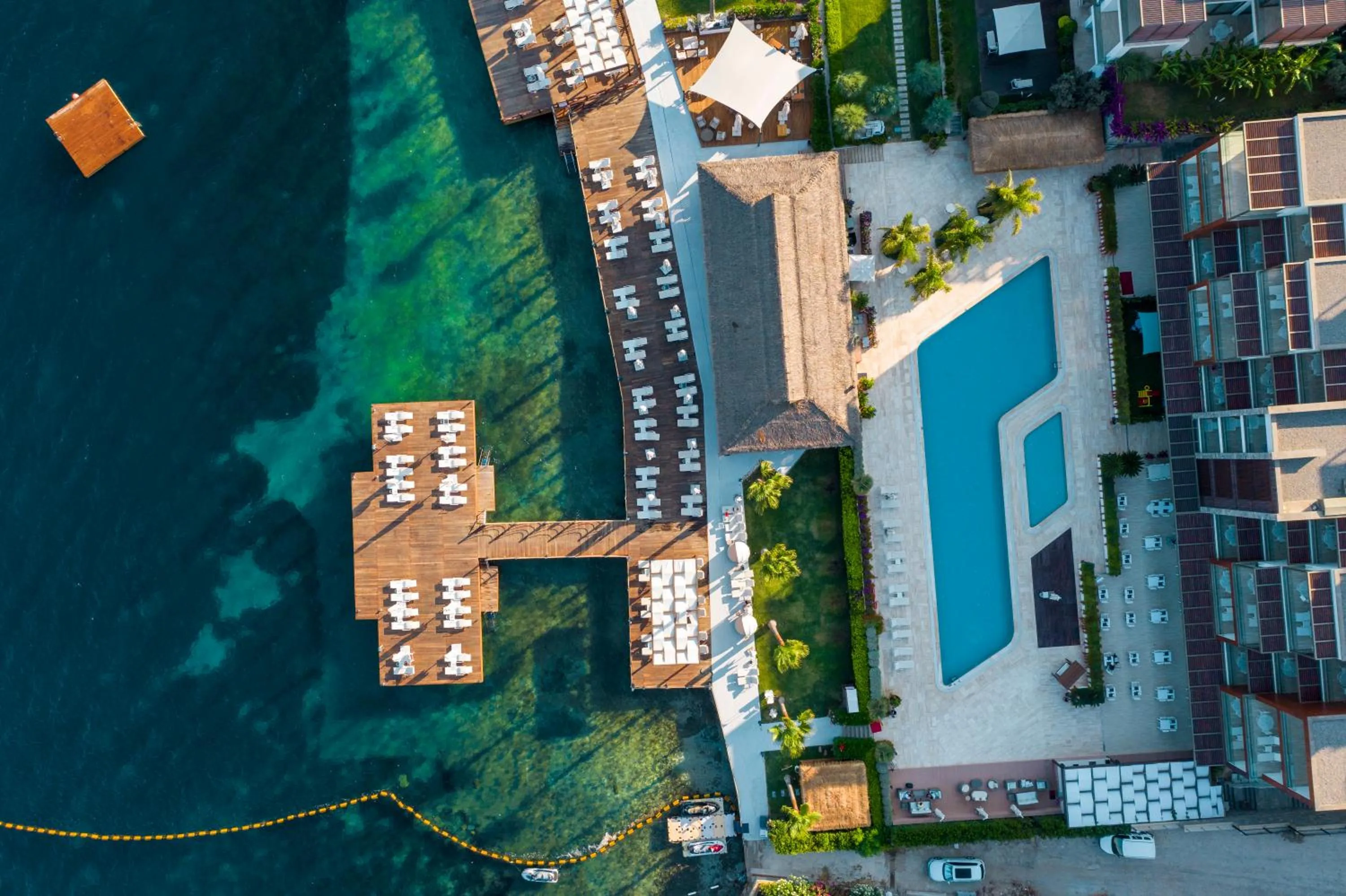 Bird's eye view in Mivara Luxury Bodrum