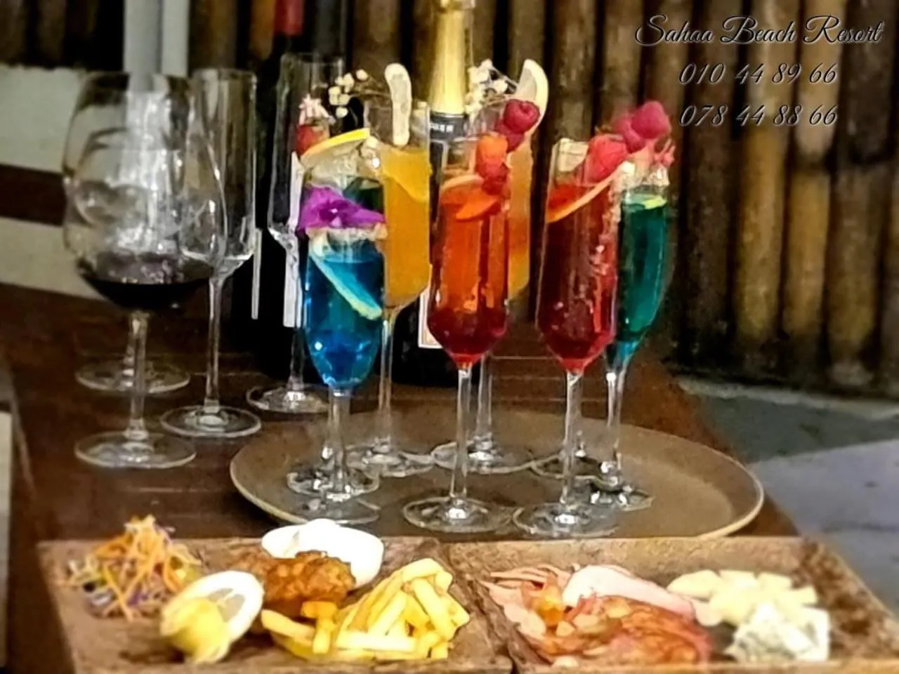 Food and drinks in Sahaa Beach Resort