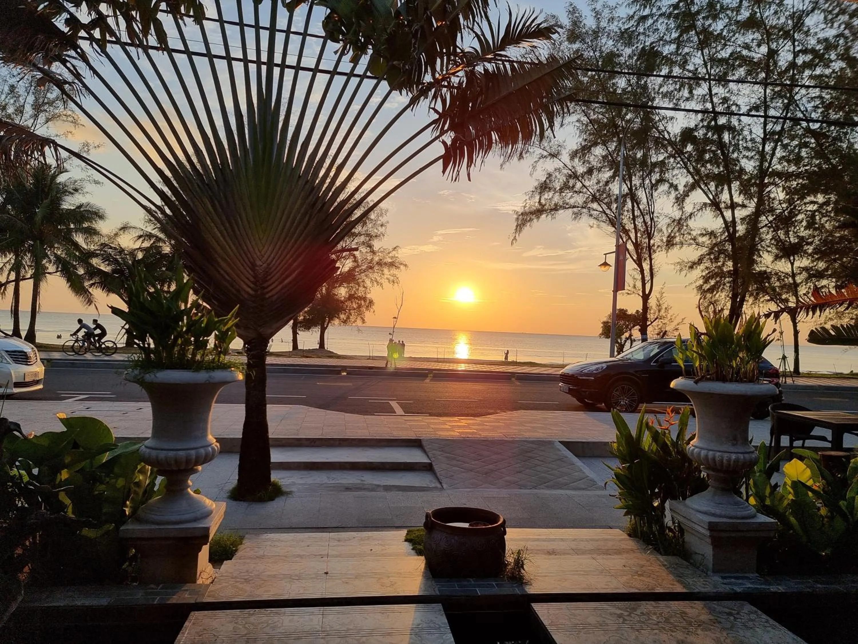 Sunset in Sahaa Beach Resort