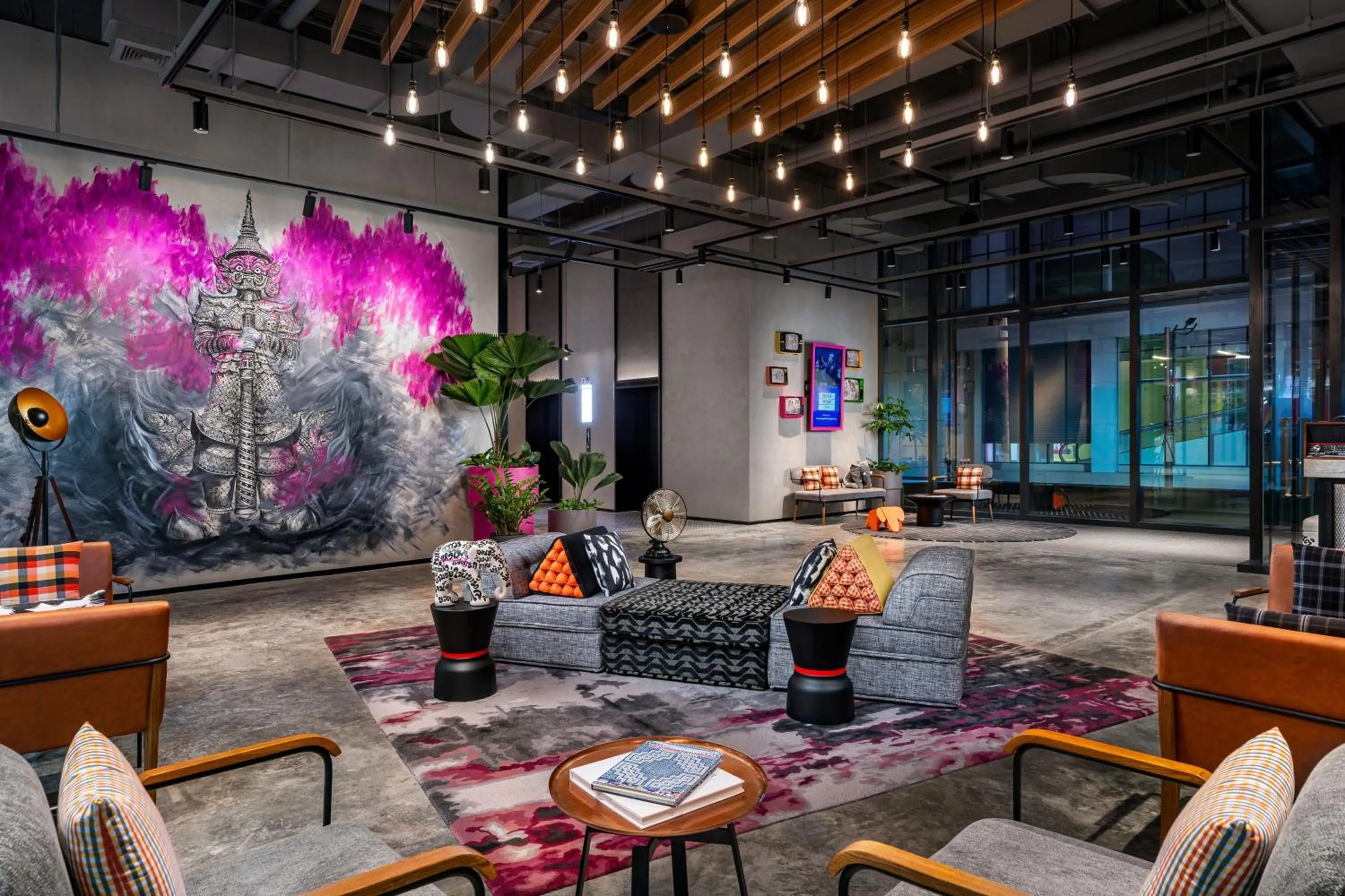 Lobby or reception in Moxy Bangkok Ratchaprasong