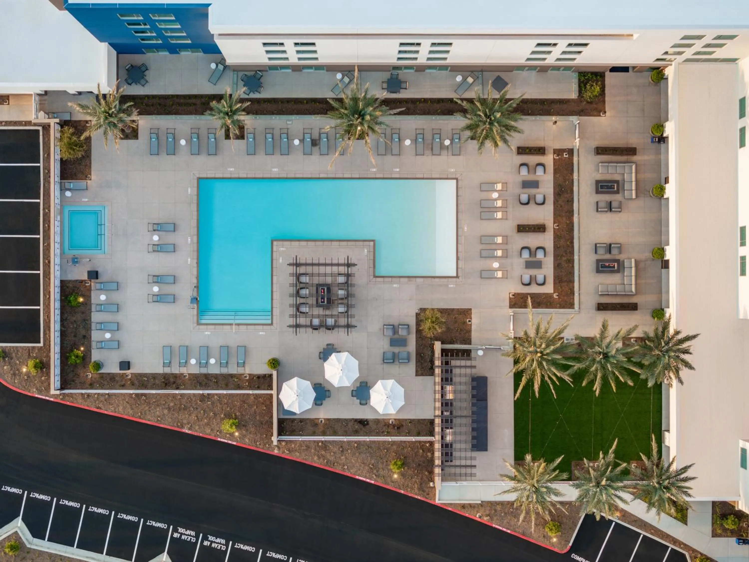 Pool view in SpringHill Suites by Marriott Chula Vista Eastlake