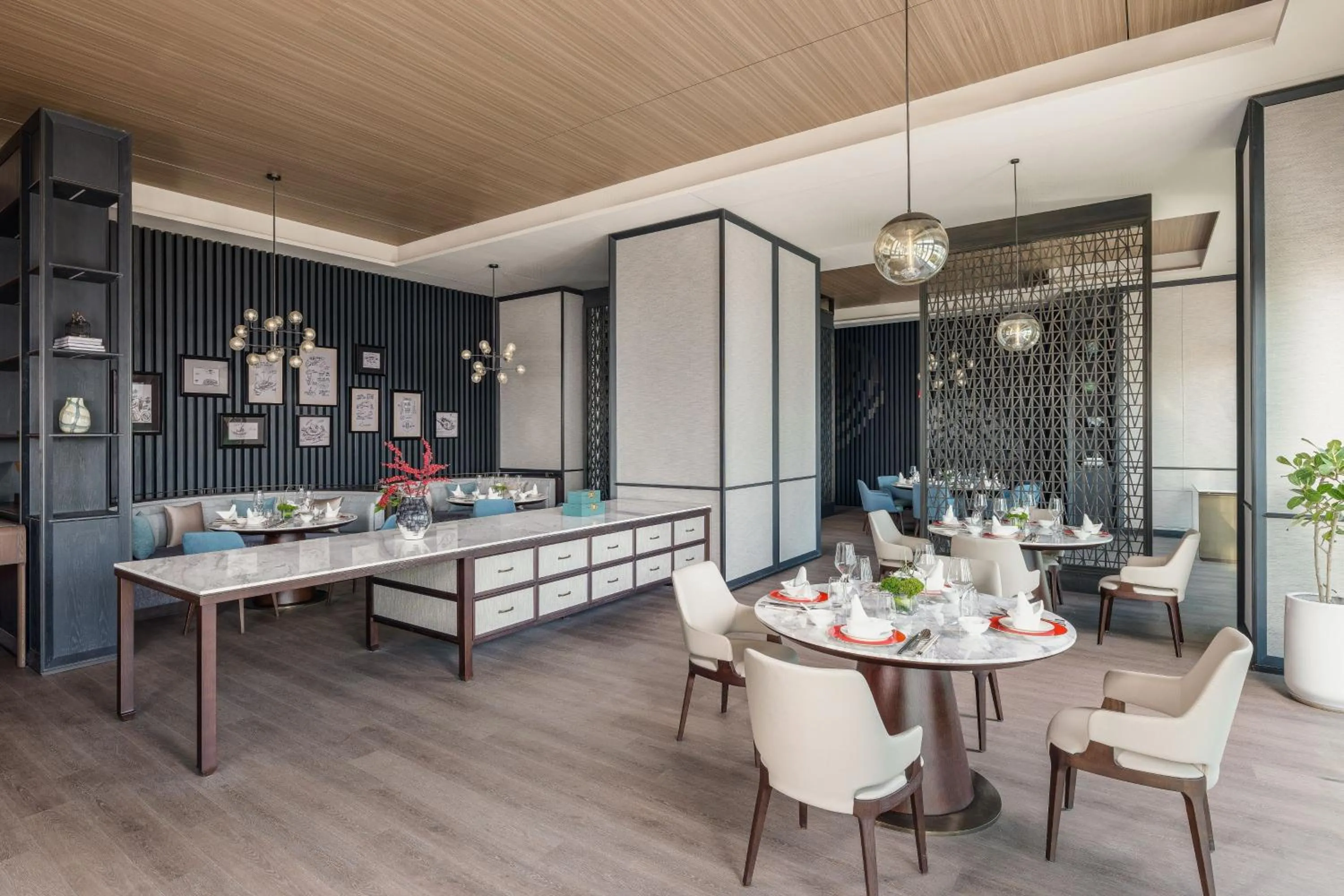 Restaurant/places to eat in Qingdao Marriott Hotel Jiaozhou