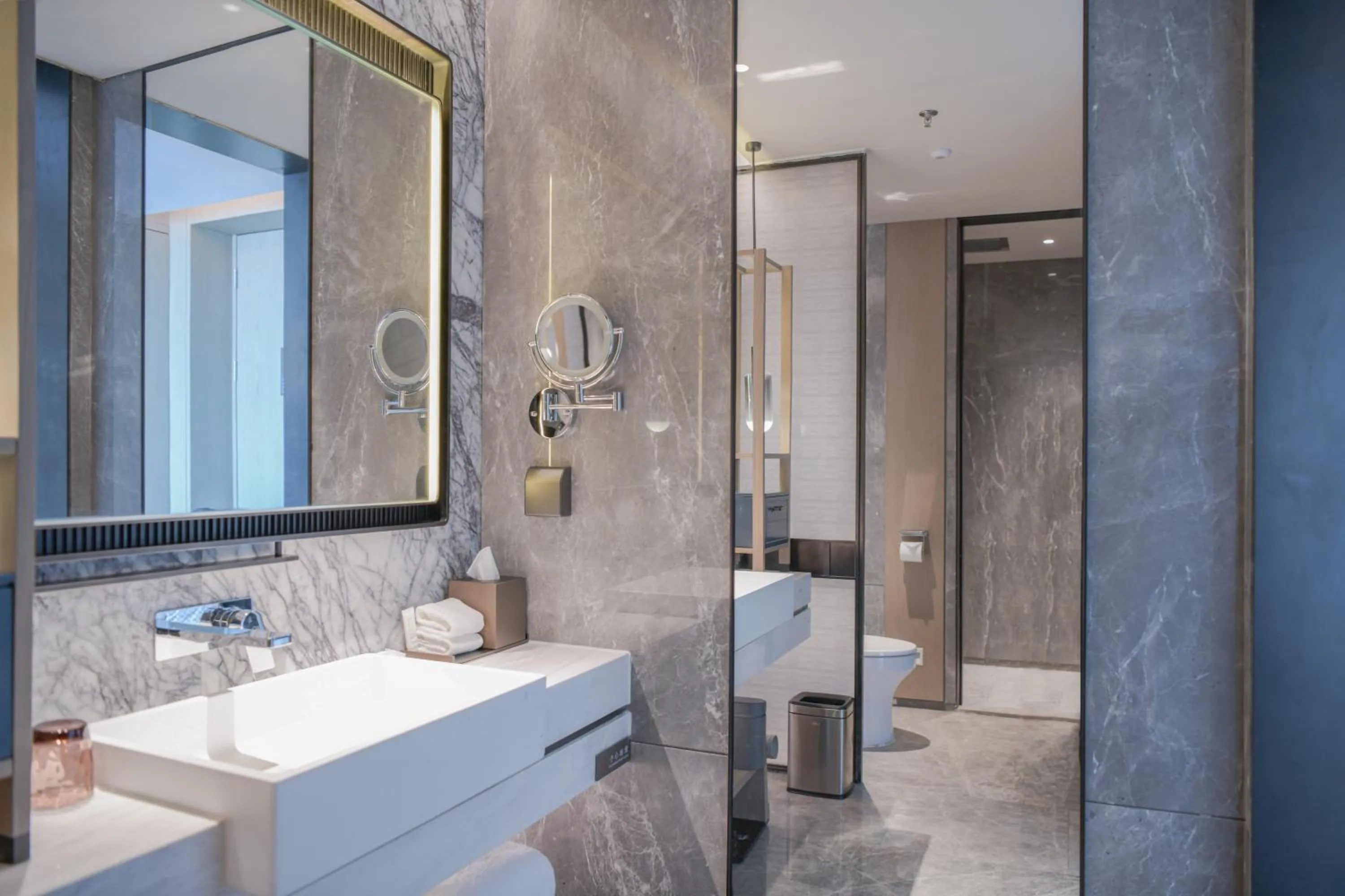 Bathroom in Qingdao Marriott Hotel Jiaozhou