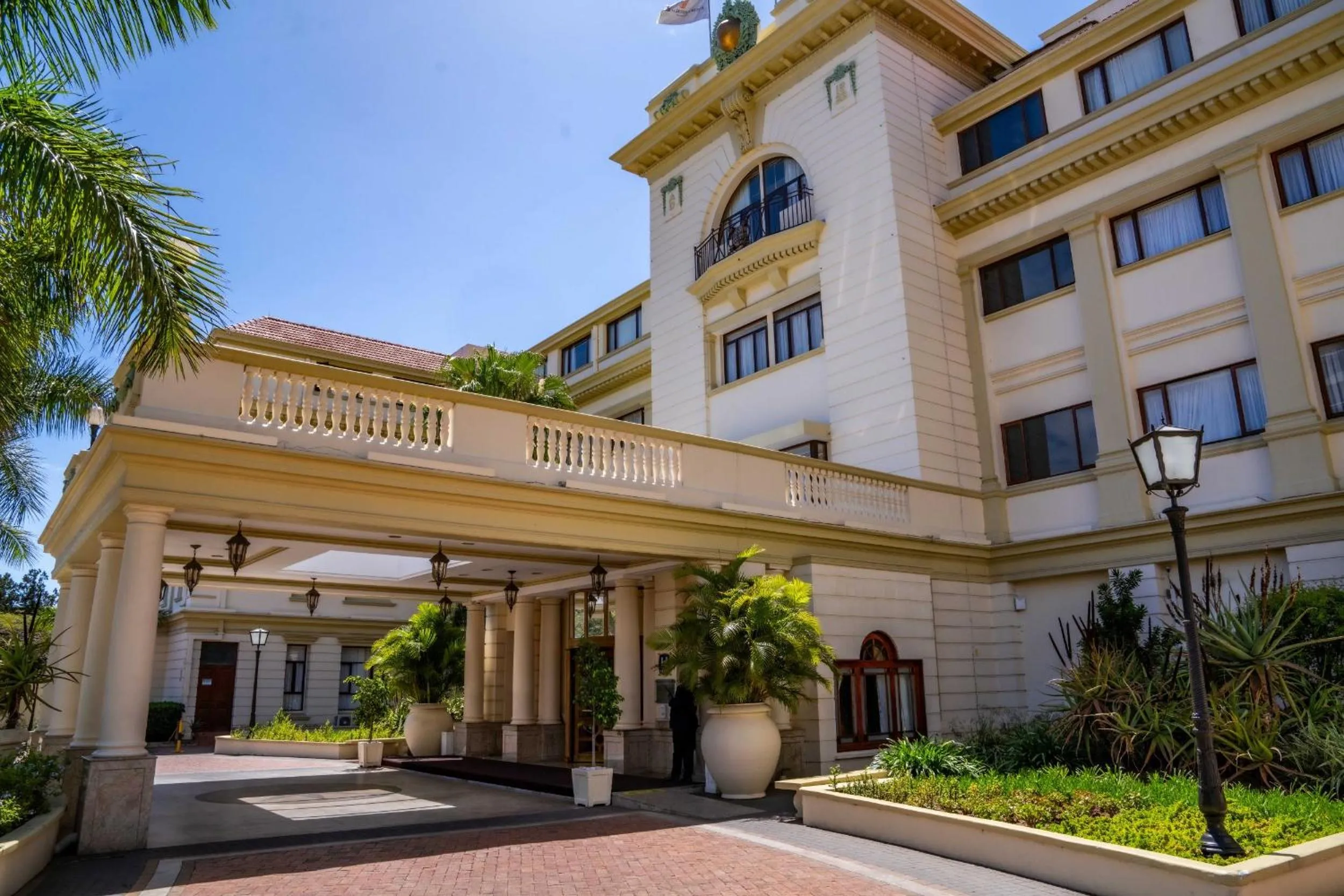Facade/entrance in Polana Serena Hotel