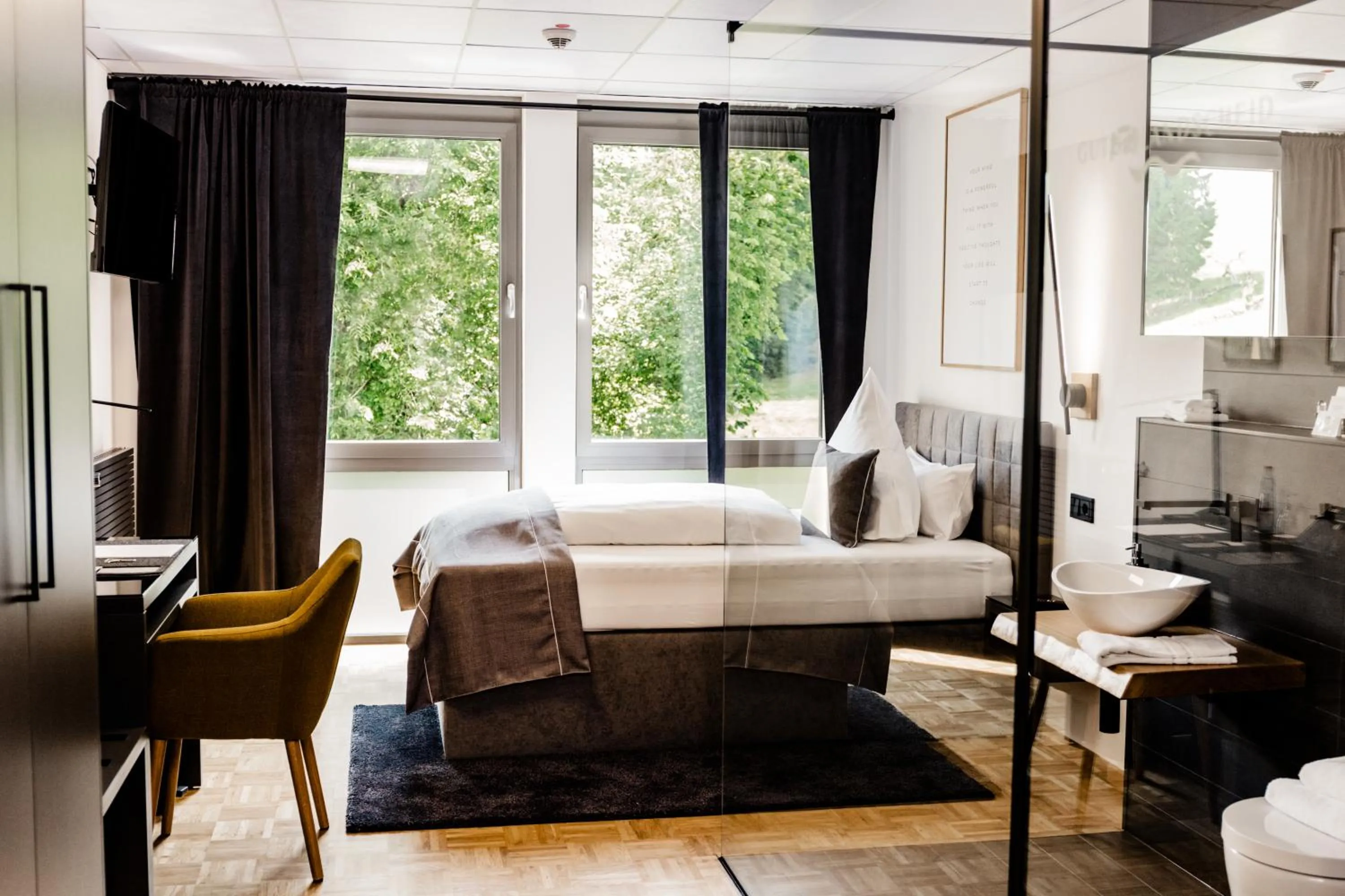 Bed in Hotel Gut Landscheid