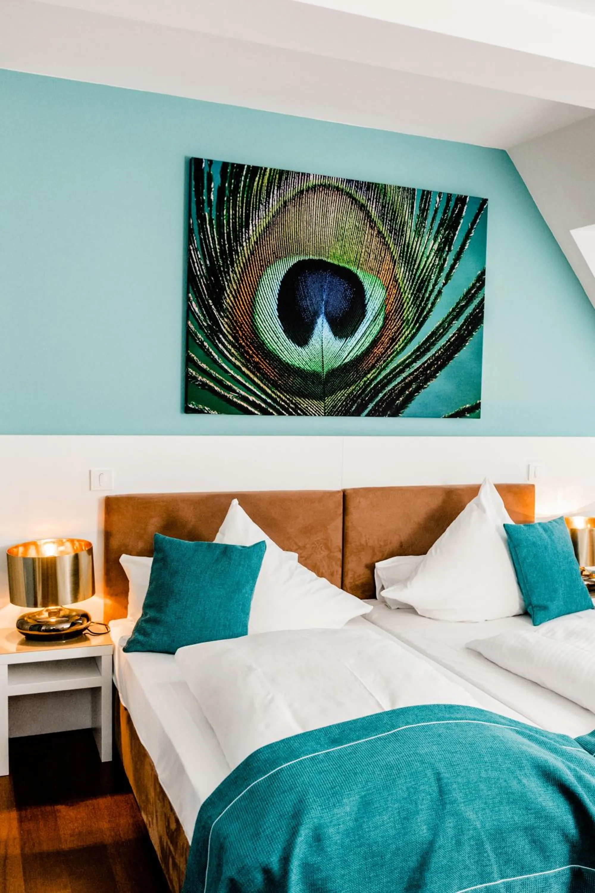 Bed in Hotel Gut Landscheid