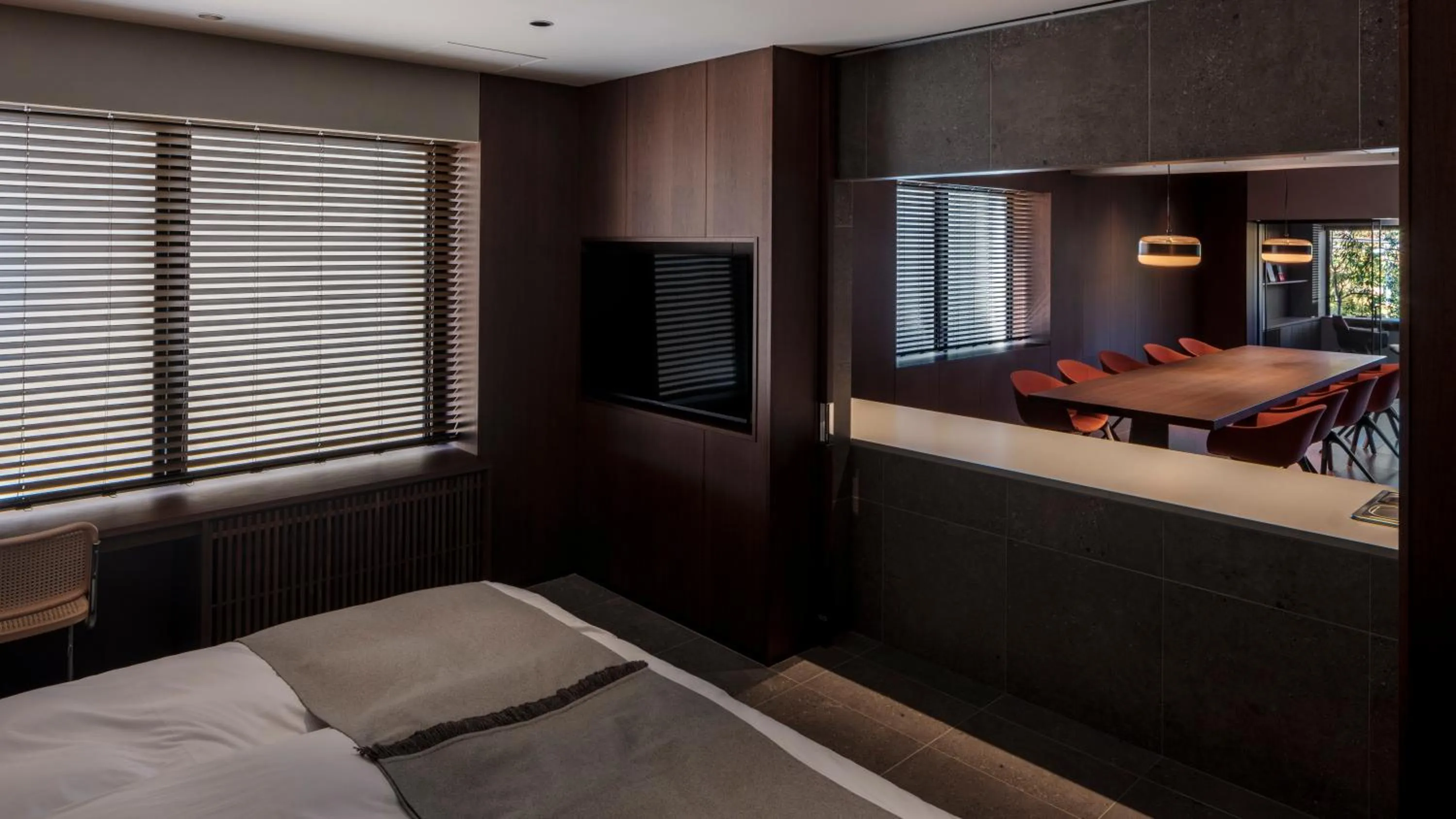 TV and multimedia, Bed in NOT A HOTEL FUKUOKA