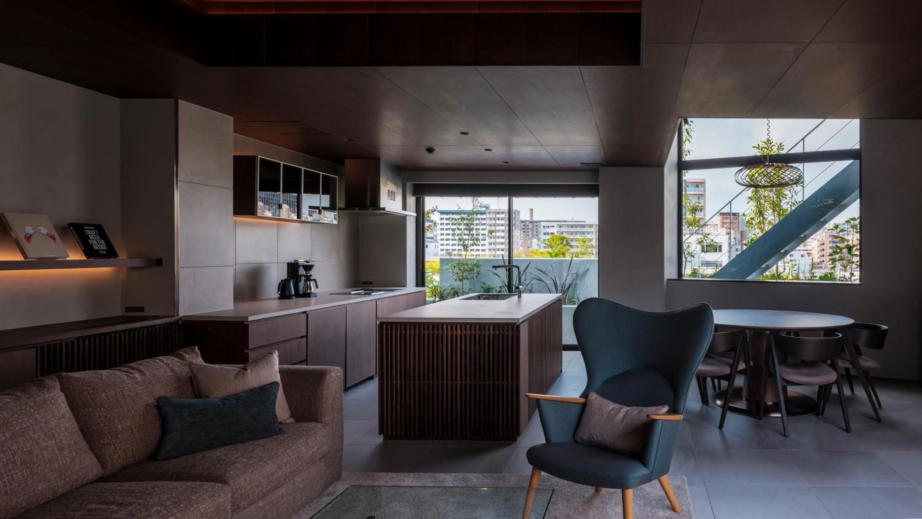 Living room in NOT A HOTEL FUKUOKA