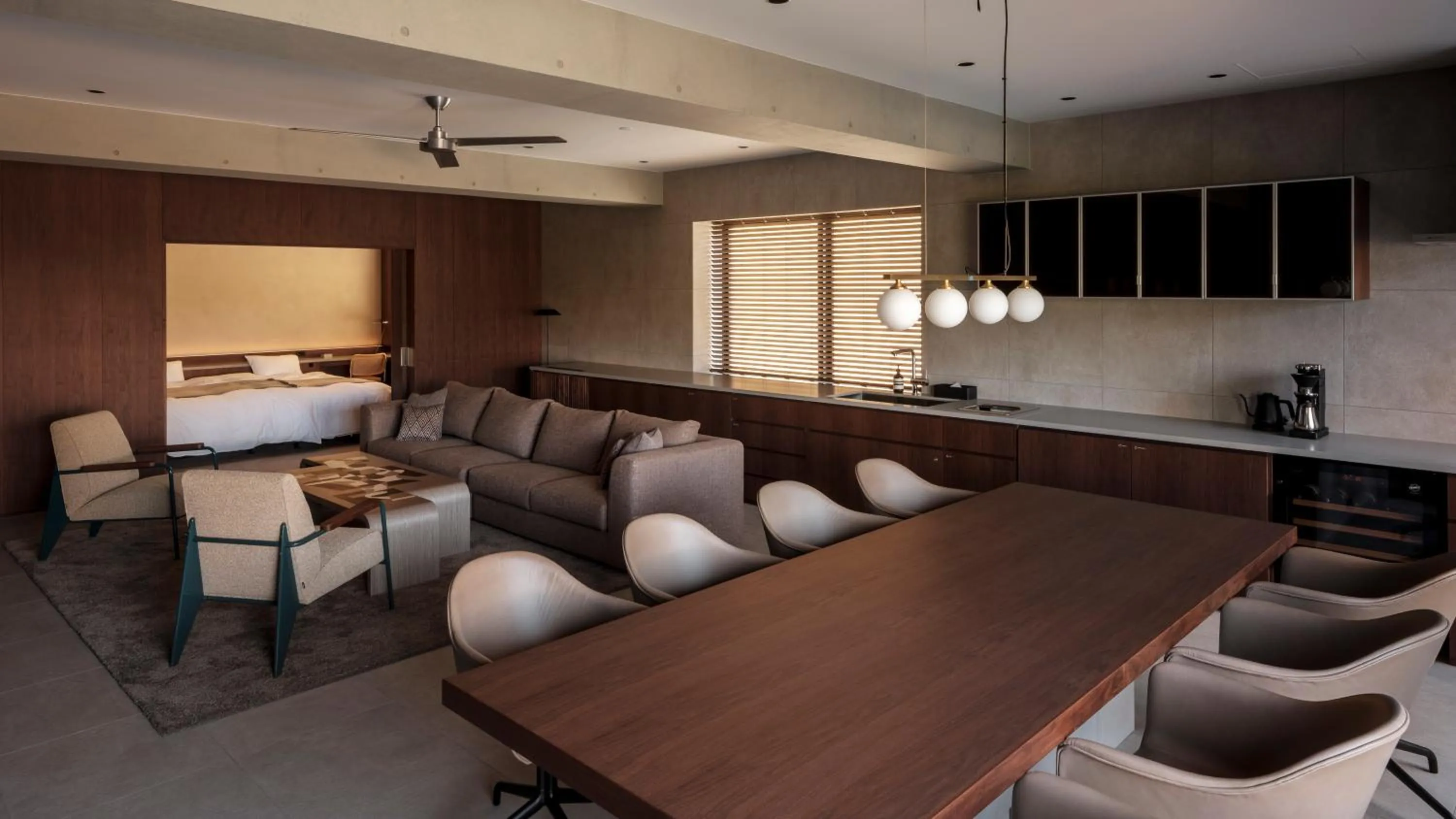 Dining area in NOT A HOTEL FUKUOKA