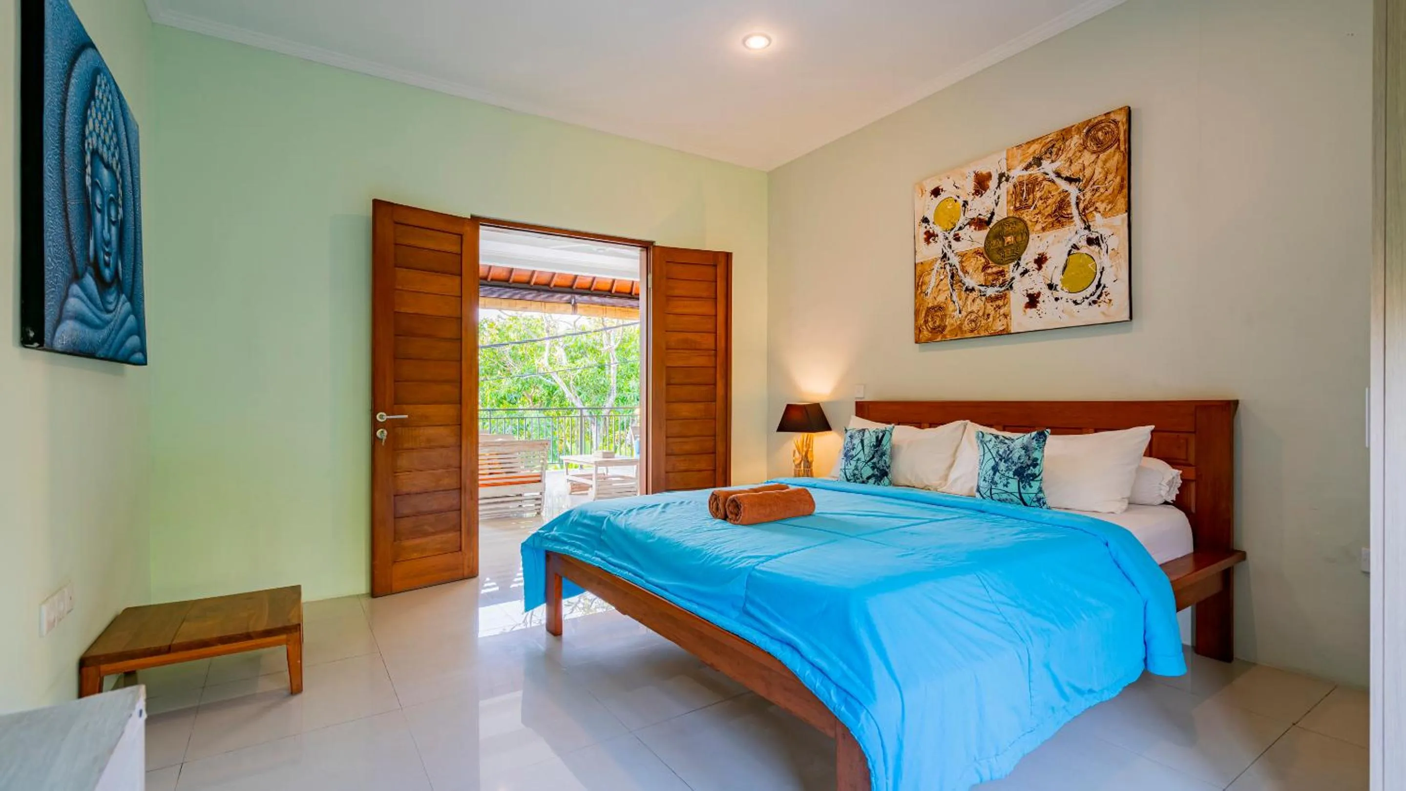 Bedroom, Bed in Villa Harmony - Seminyak