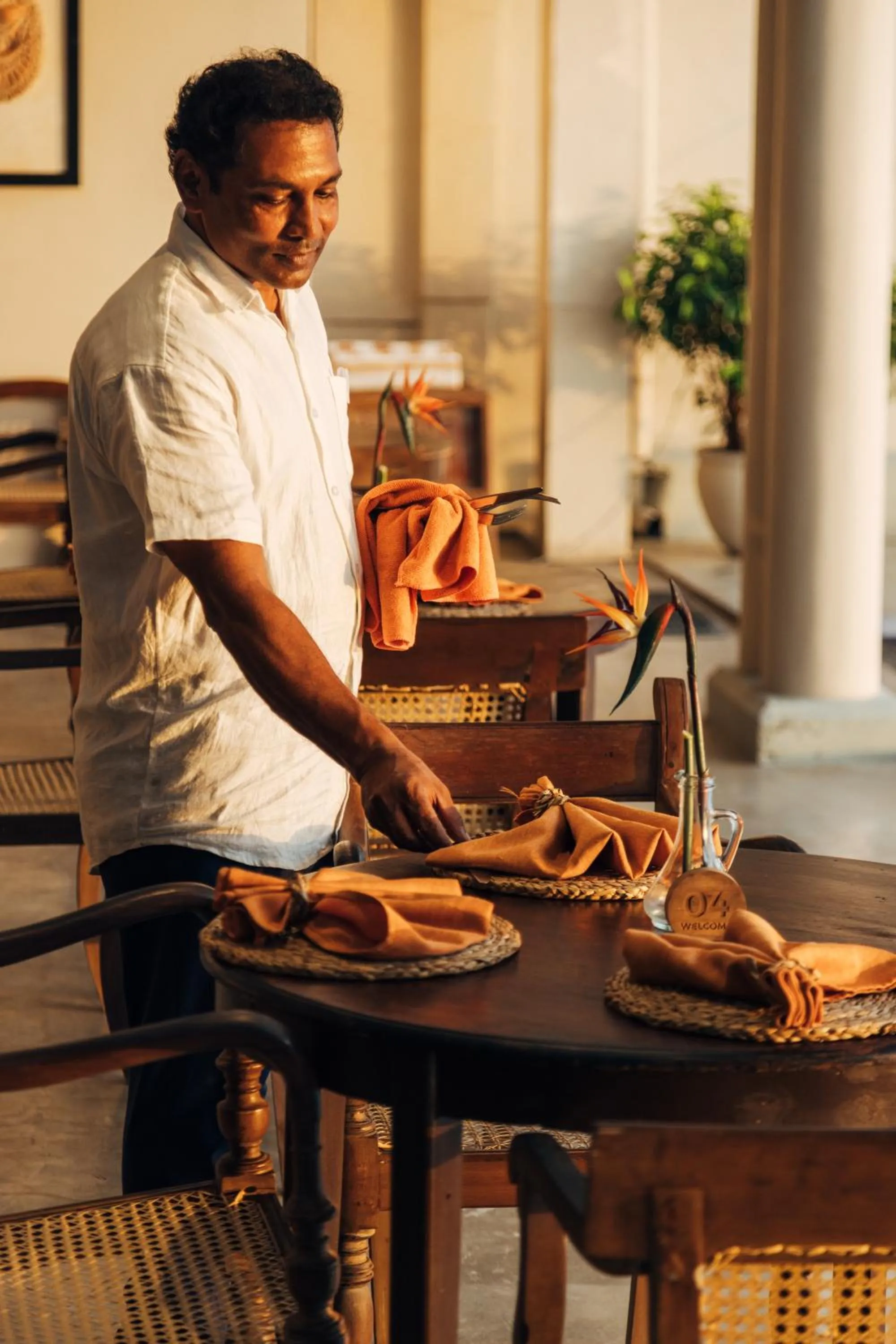 Staff in Neevana Hotel Hikkaduwa