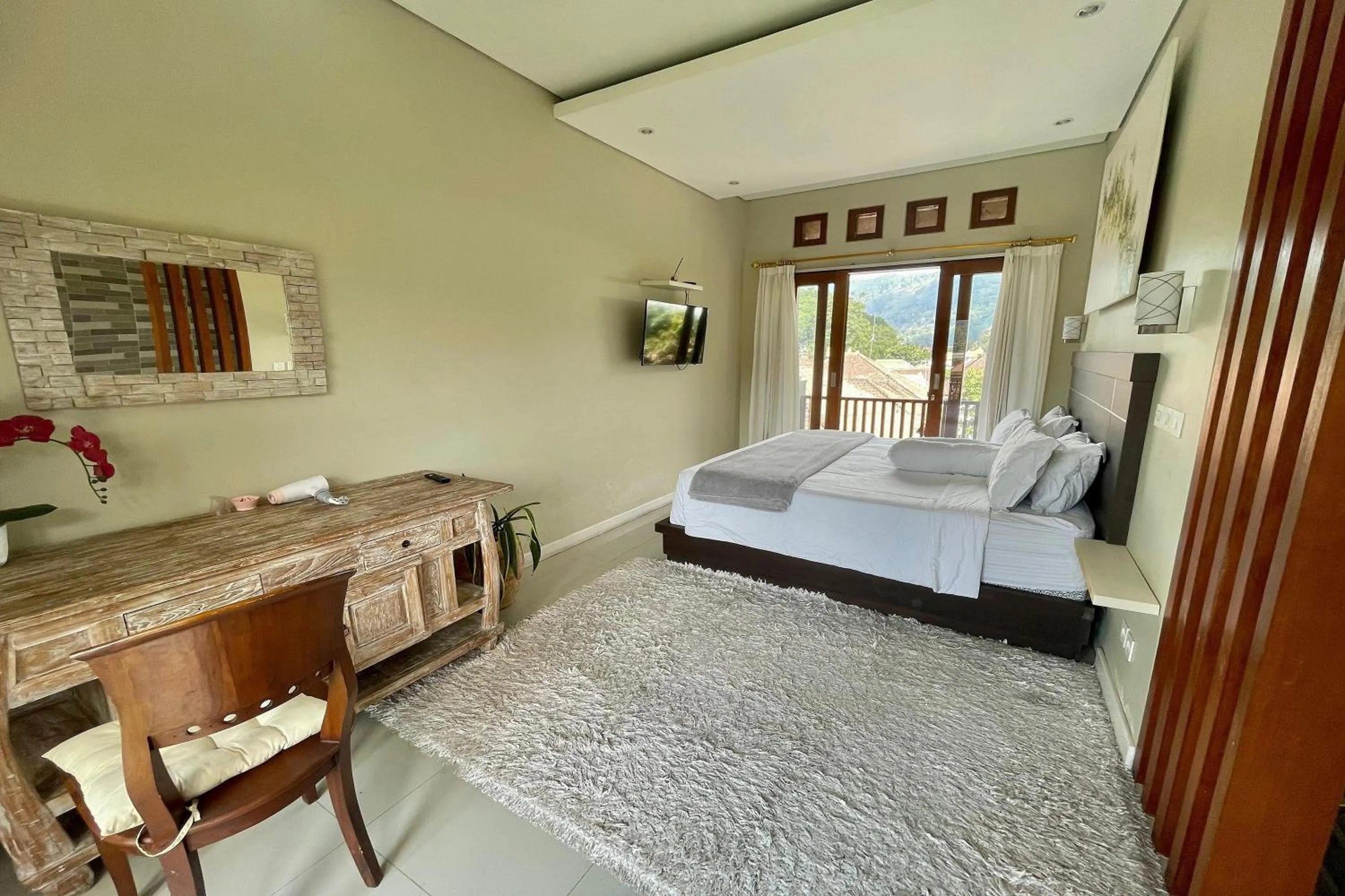 Bed in Double U Camp and Villa