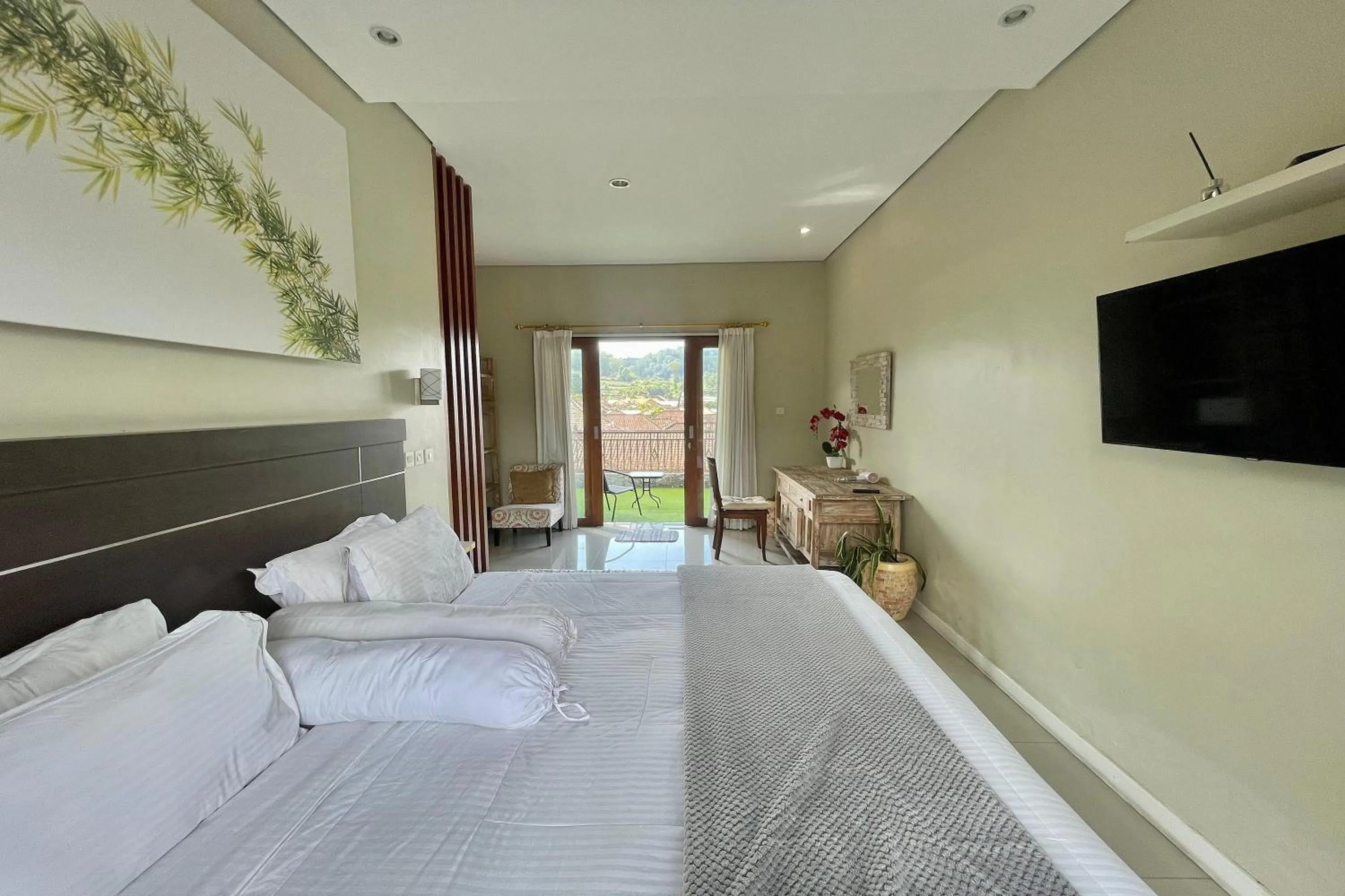 Bed in Double U Camp and Villa