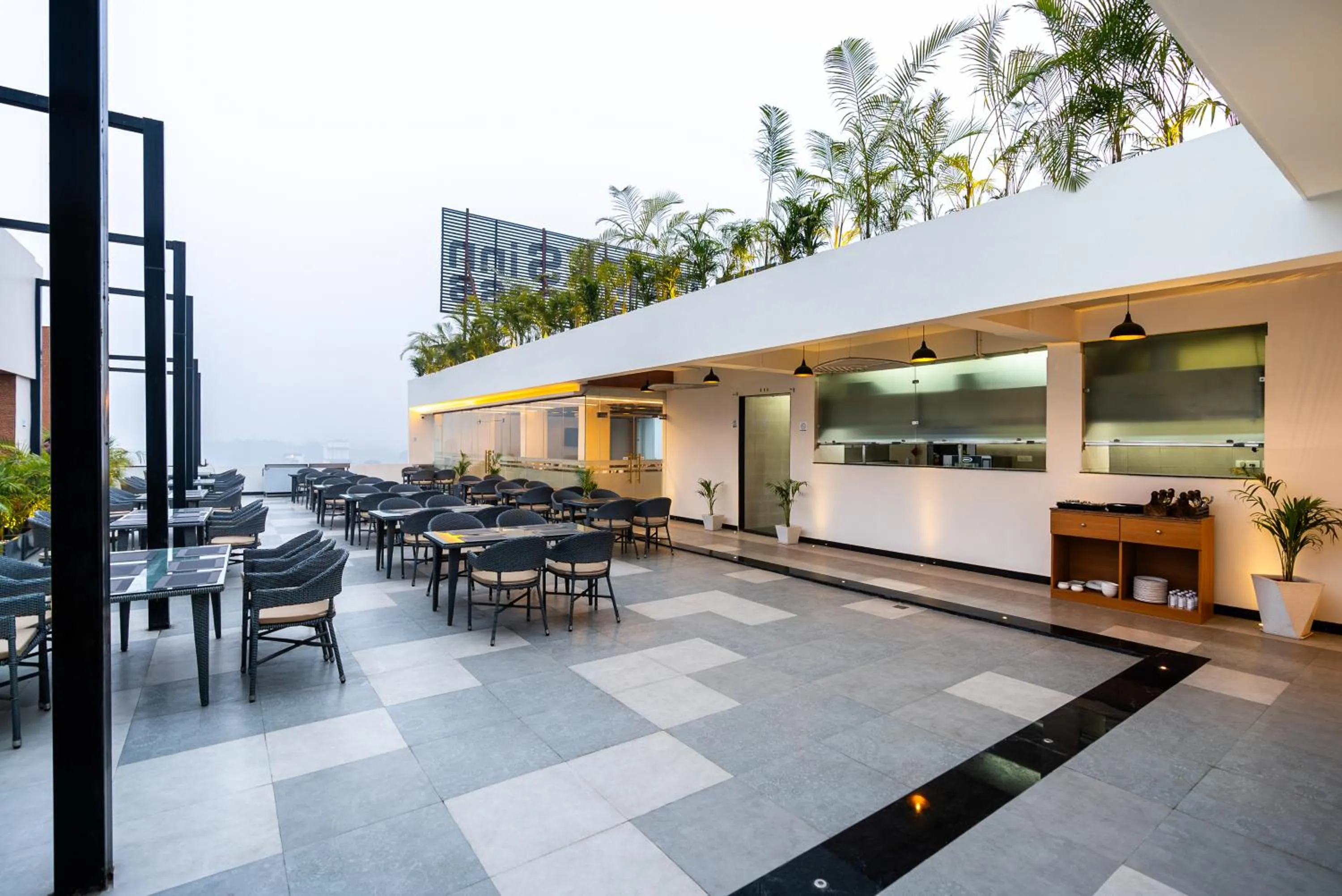 Seating area in Clarks inn Express Ayodhya