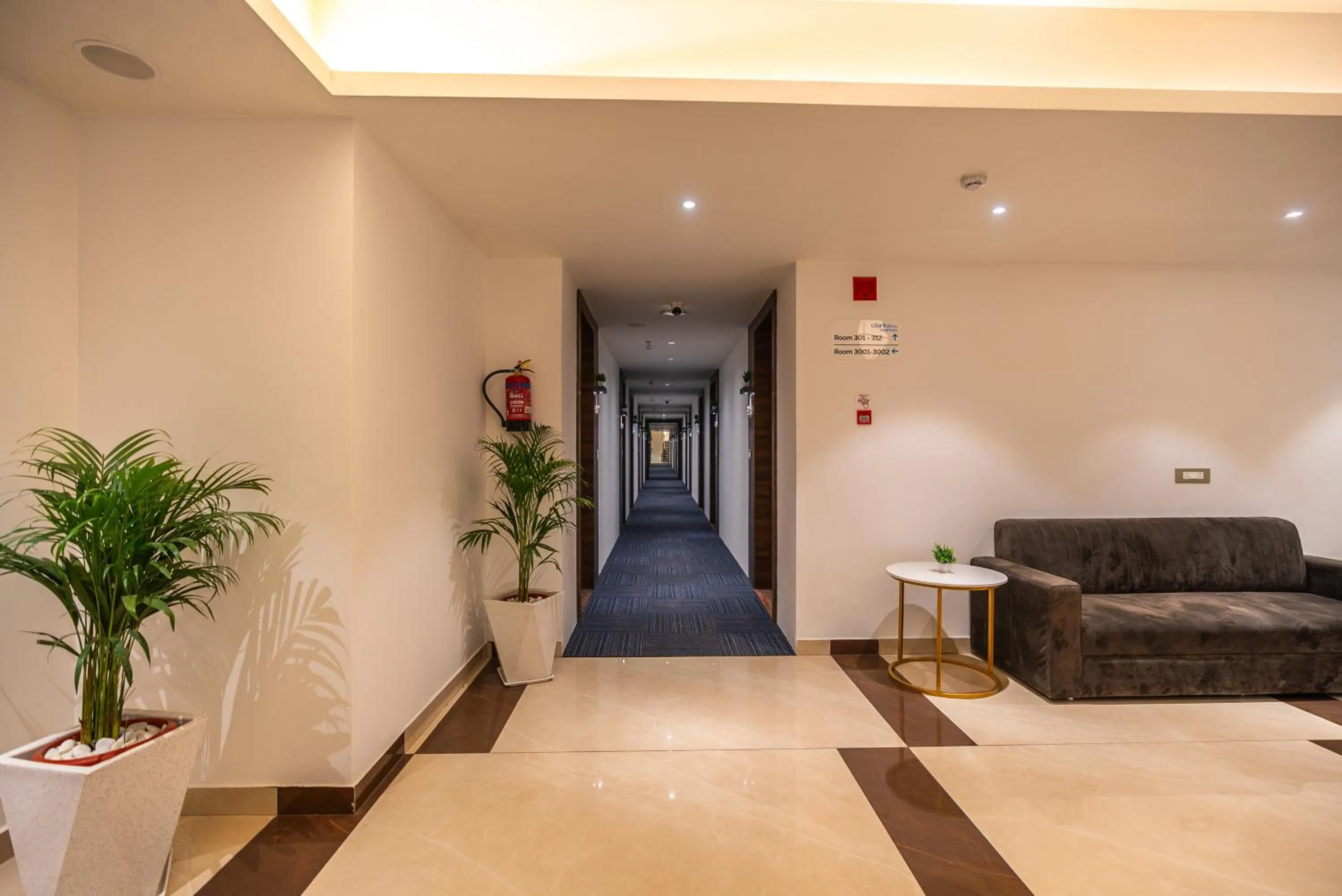 Floor plan, Bed in Clarks inn Express Ayodhya