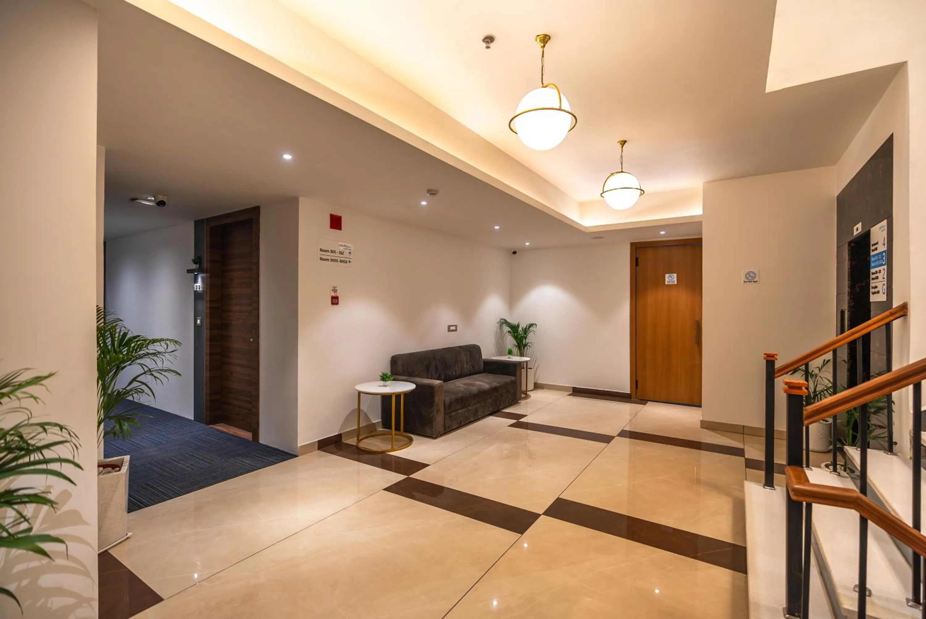 Seating area in Clarks inn Express Ayodhya