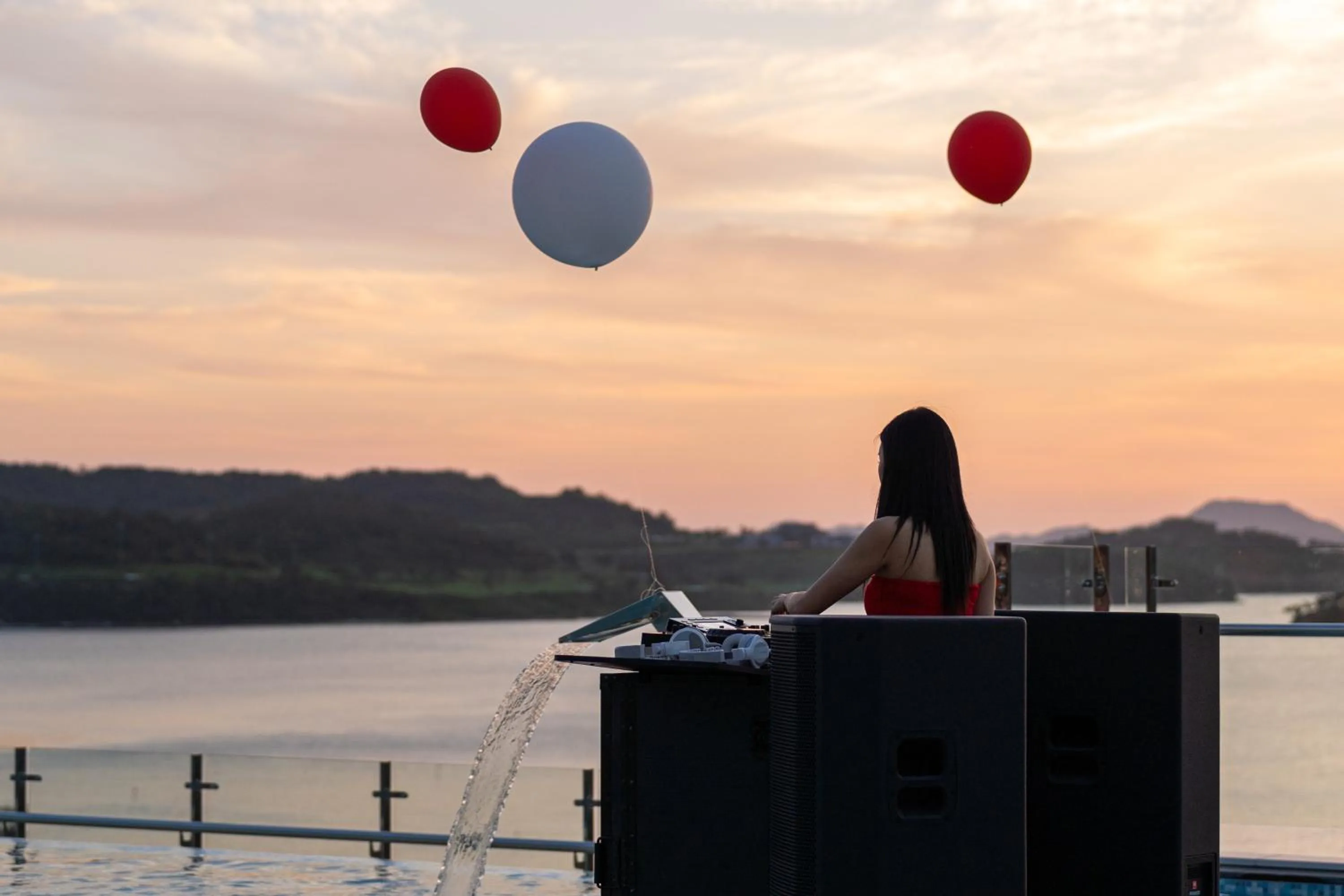 Pool view in Yeosu Calacatta Hotel & Resort