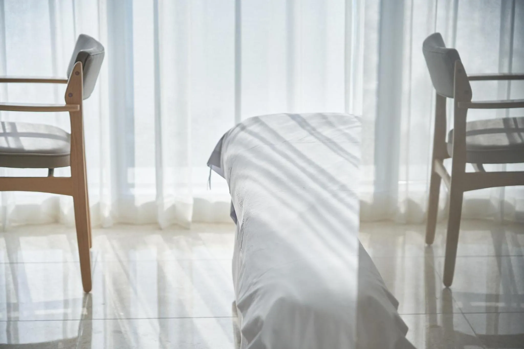 Bed in Yeosu Calacatta Hotel & Resort