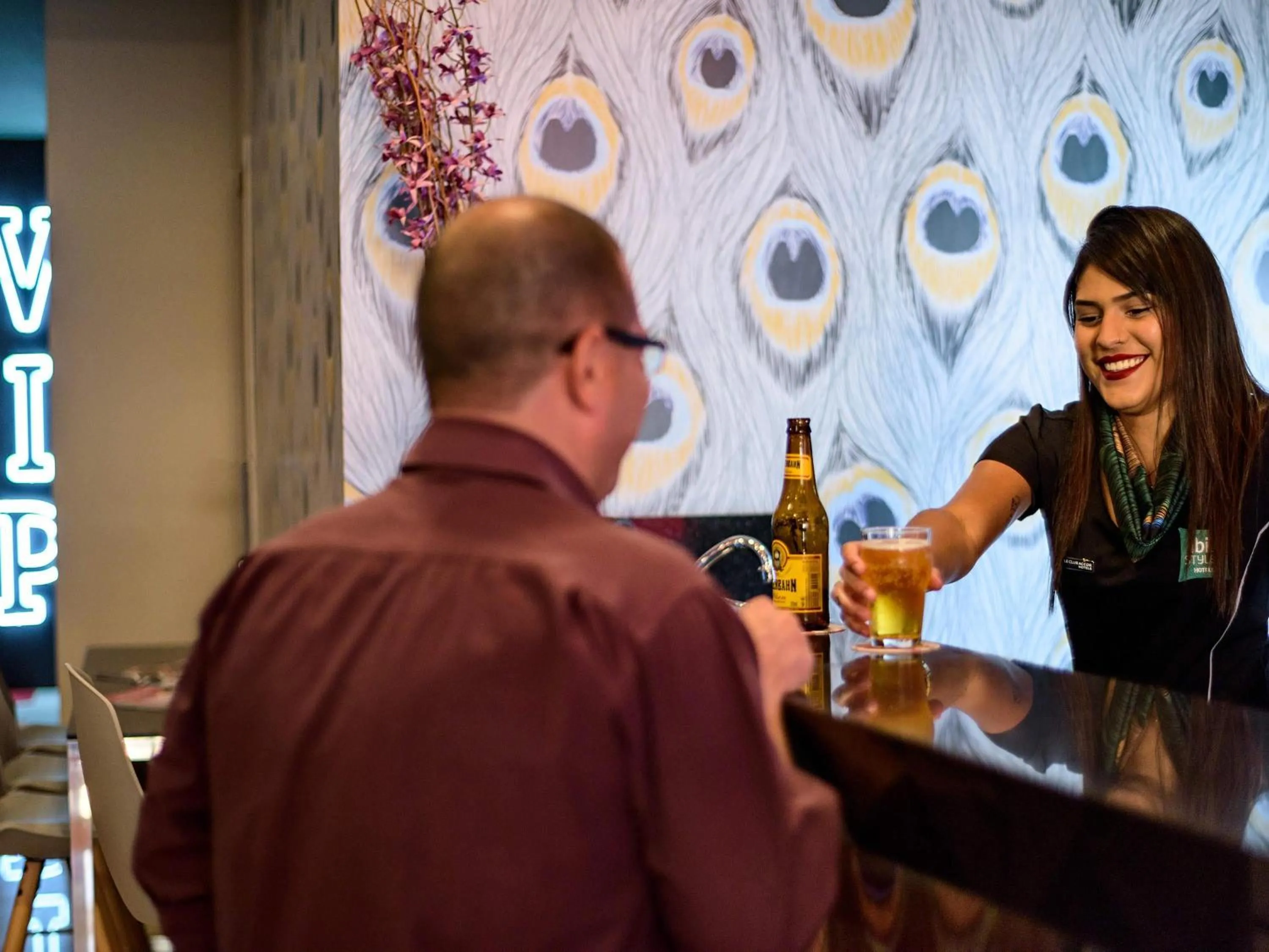 Lounge or bar in ibis Styles Ribeirao Preto Braz Olaia