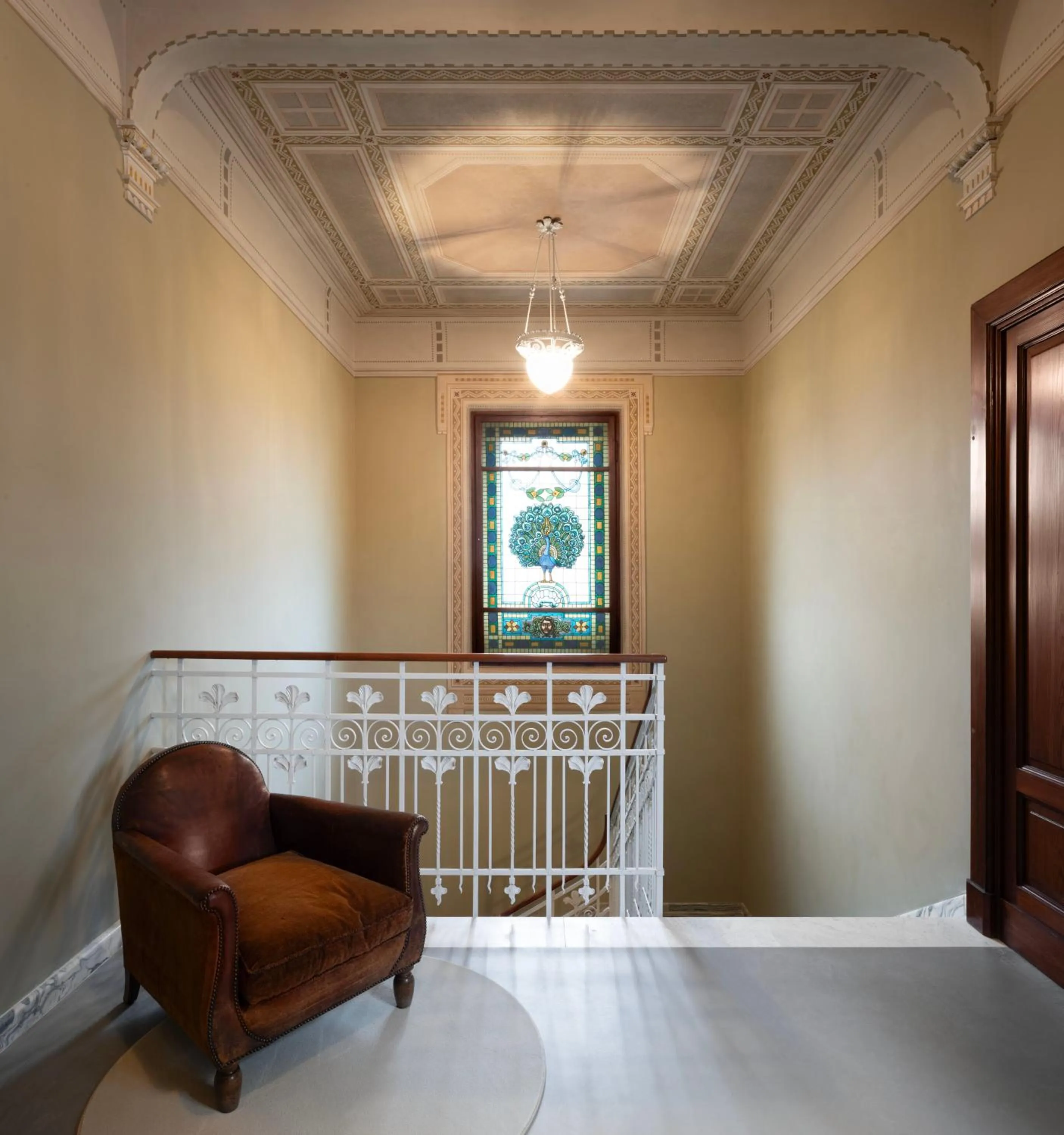 Decorative detail, Bed in Interno Marche Design Experience Hotel