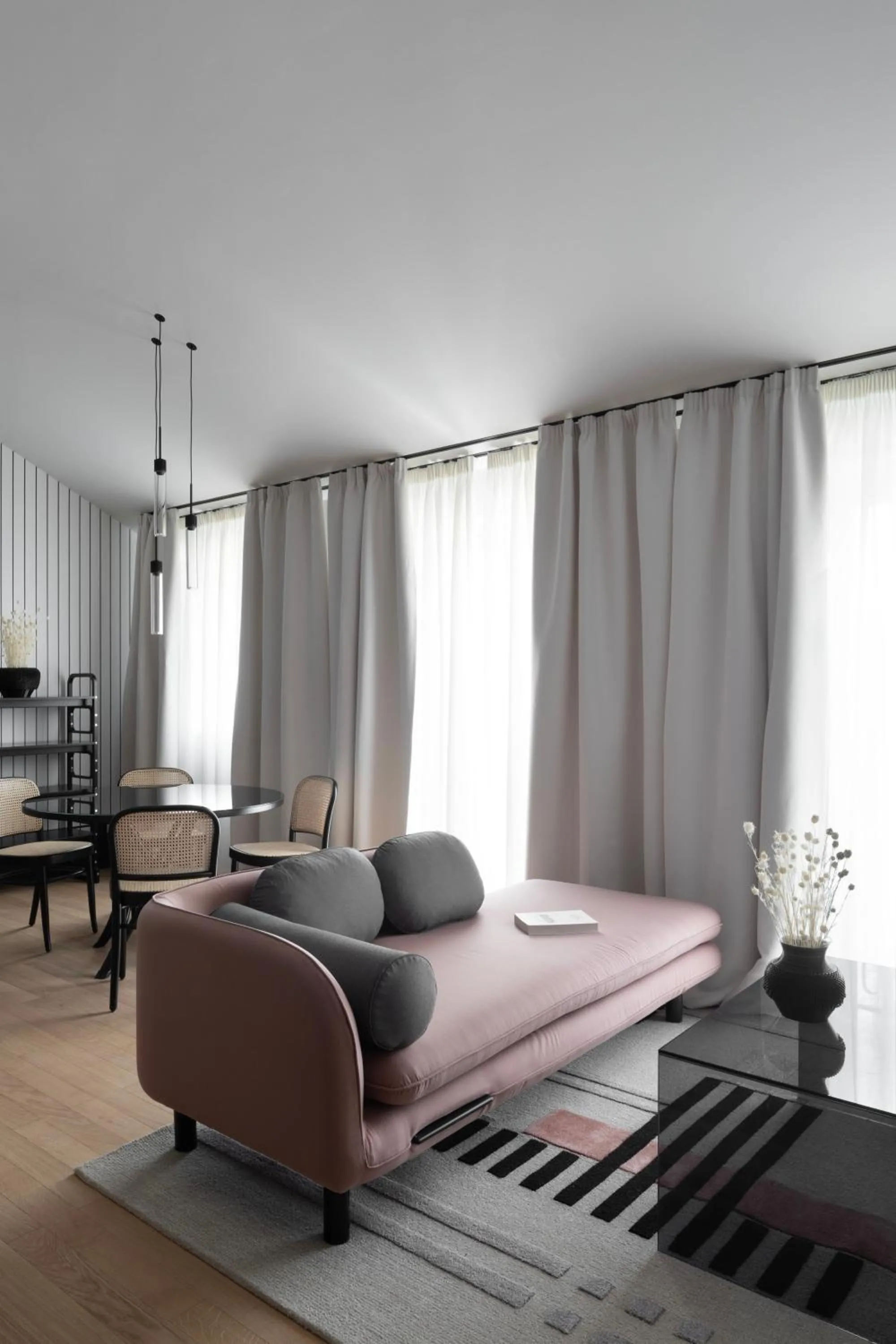 Living room, Bed in Interno Marche Design Experience Hotel