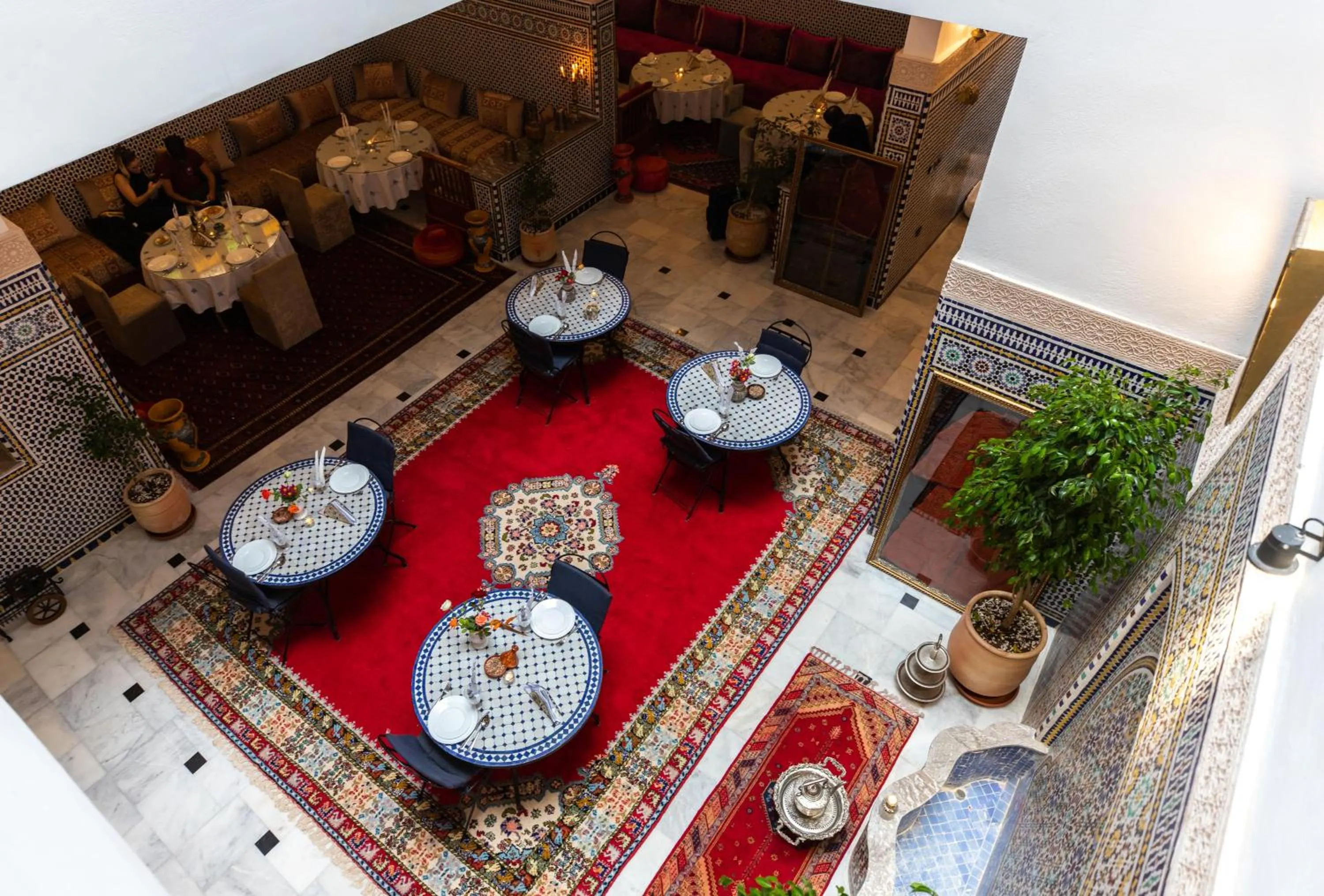 Patio in Riad Al Makan Fes & Spa