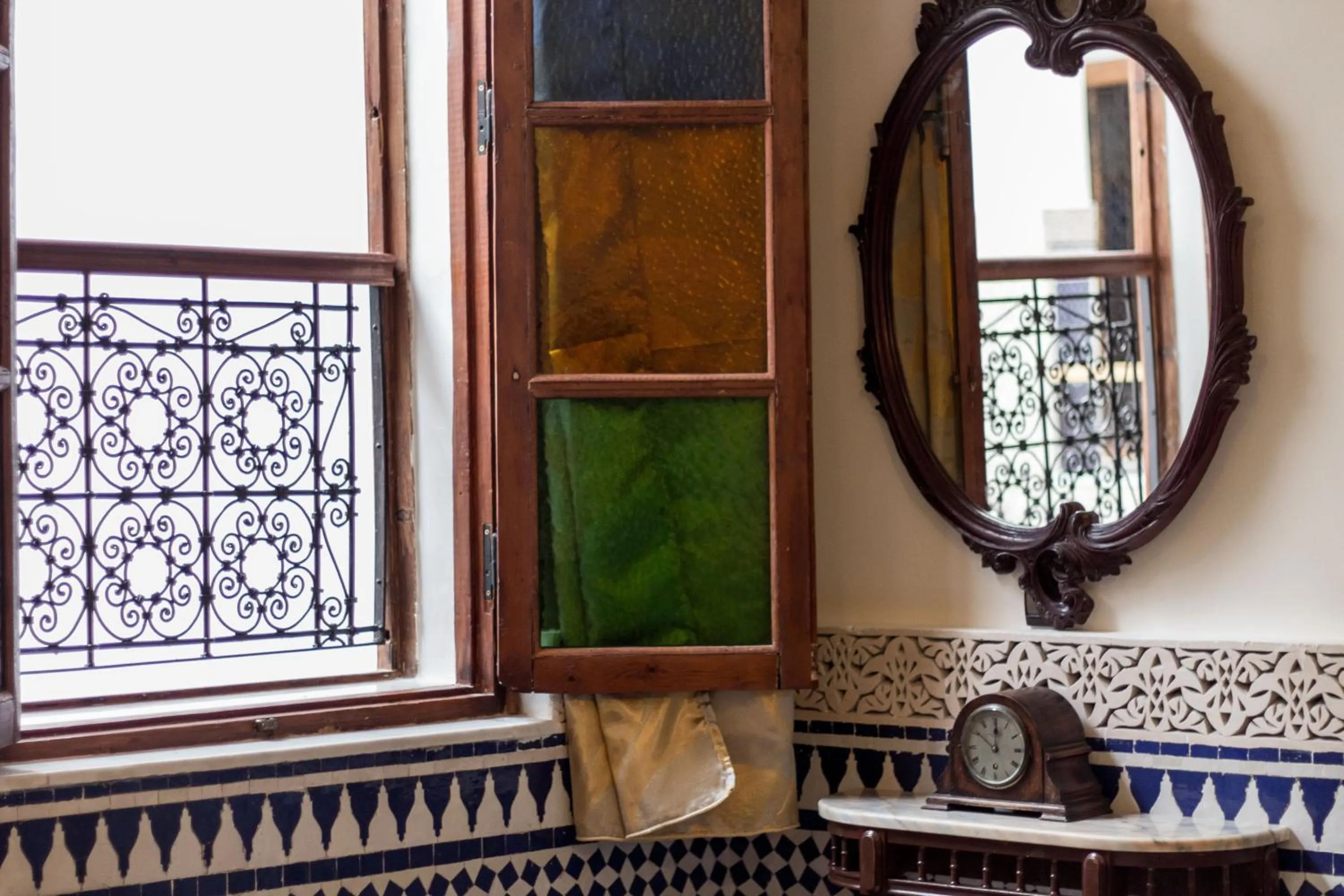 Decorative detail in Riad Al Makan Fes & Spa