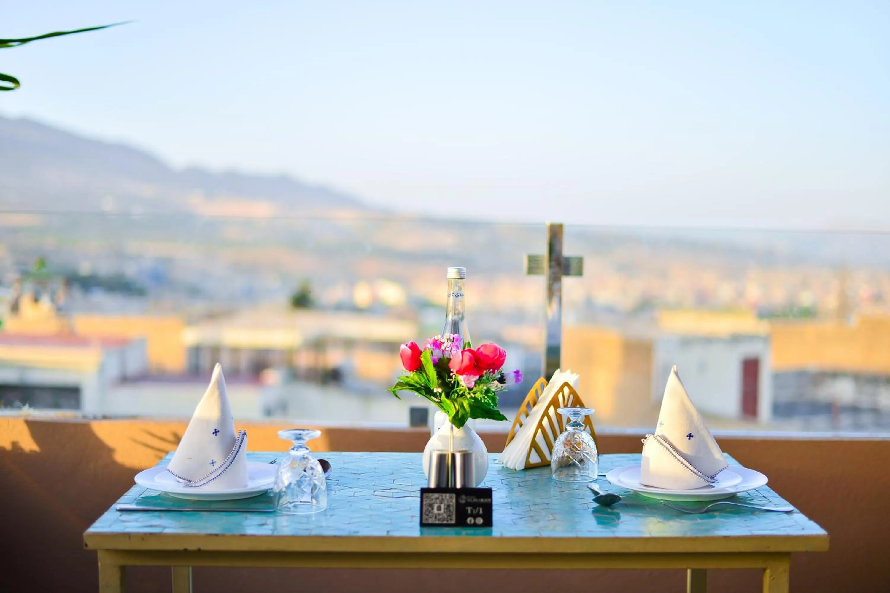 Balcony/Terrace in Riad Al Makan Fes & Spa