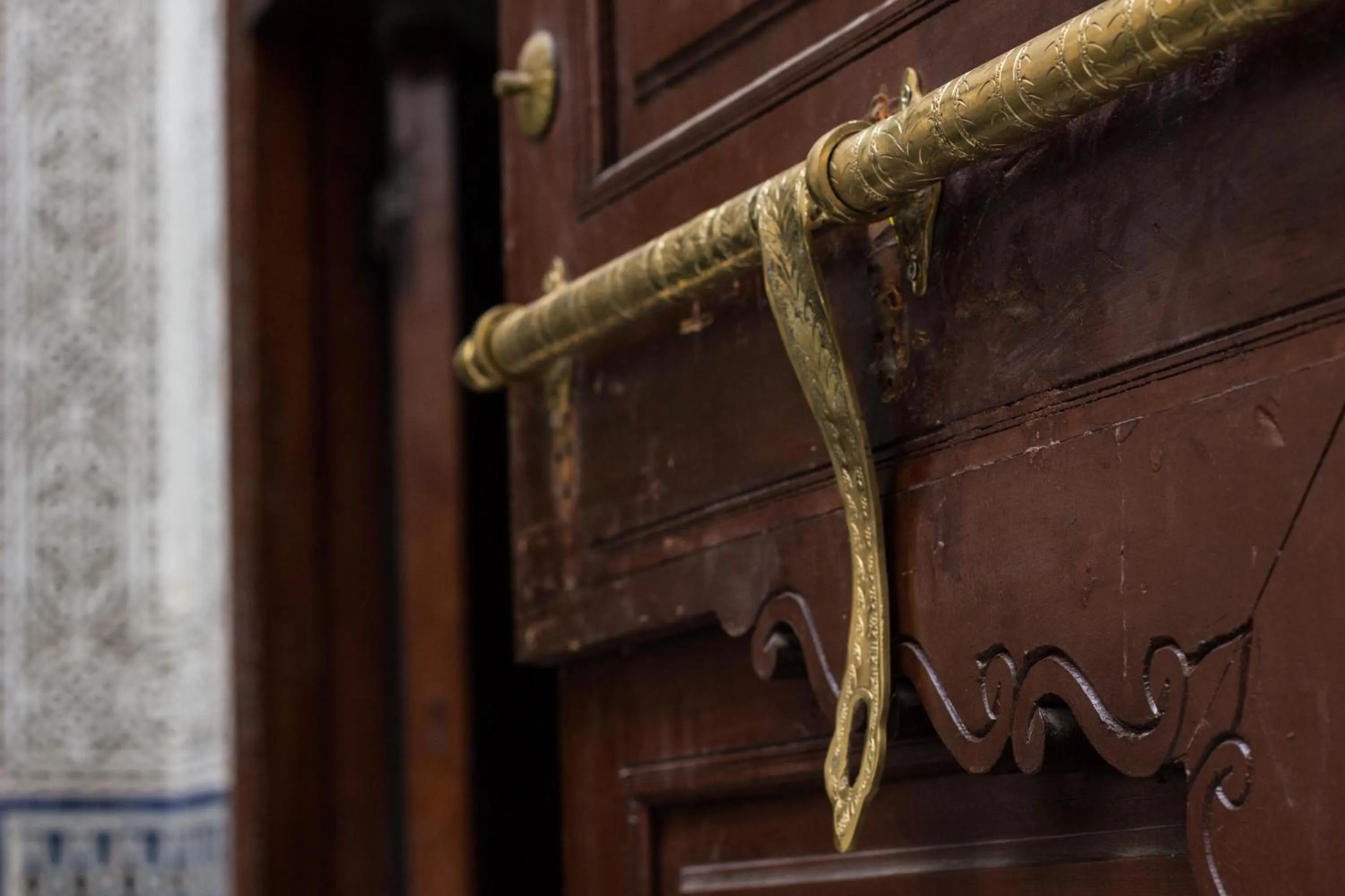 Decorative detail in Riad Al Makan Fes & Spa