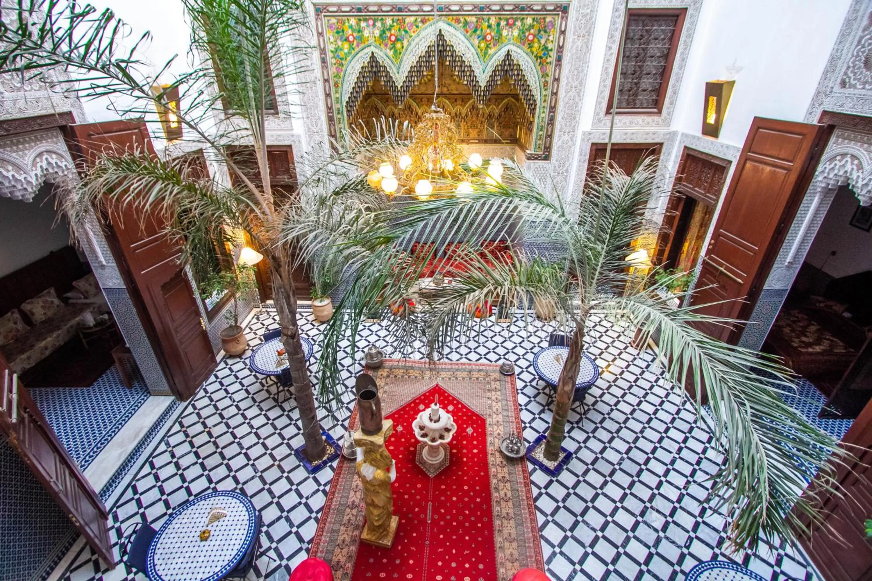 Patio in Riad Al Makan Fes & Spa