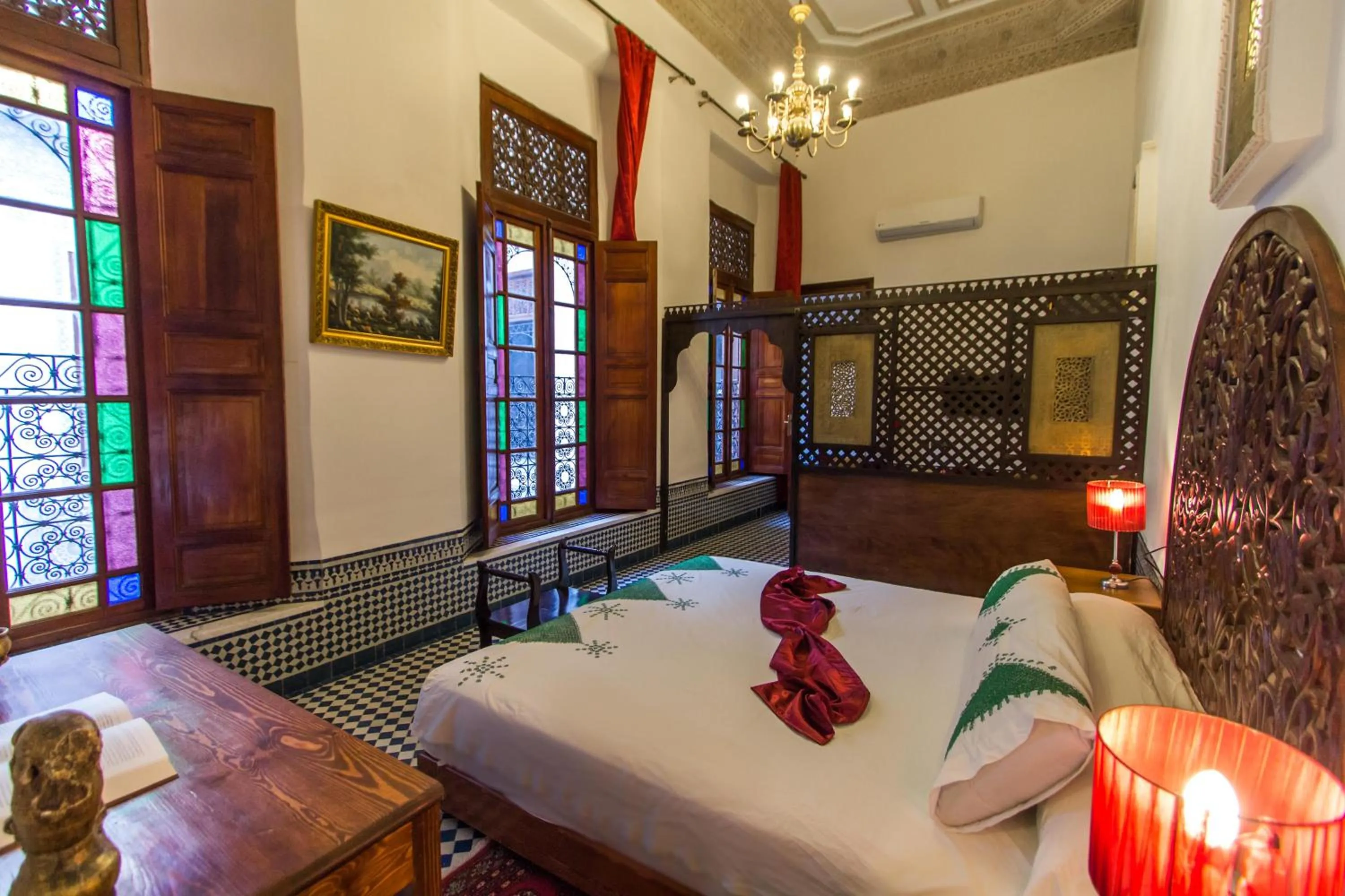 View (from property/room), Bed in Riad Al Makan Fes & Spa
