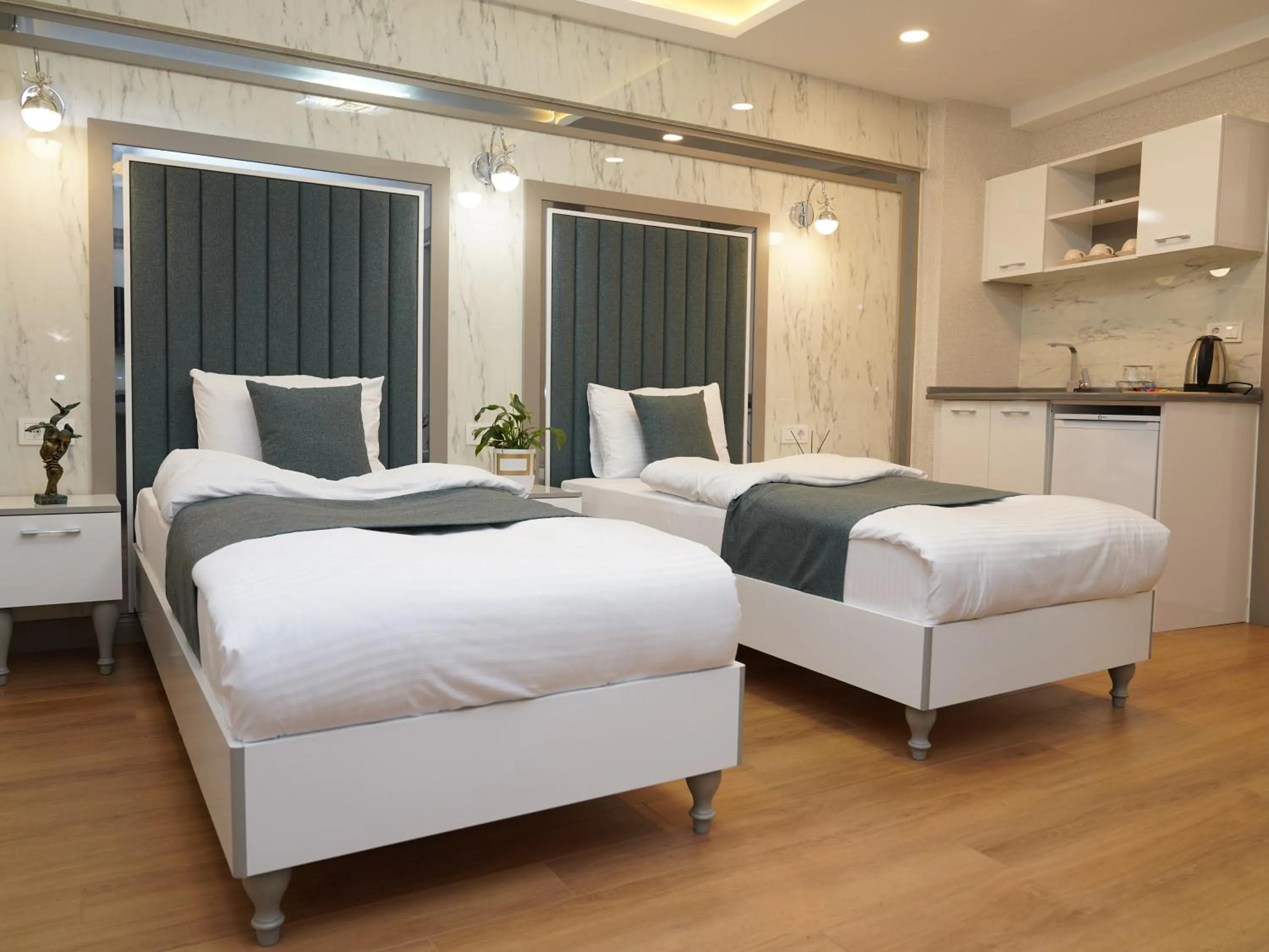 Bed in gazelle suites