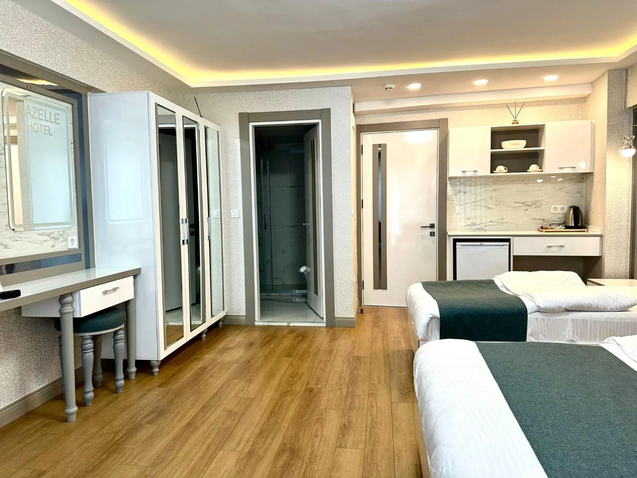 Bed in gazelle suites