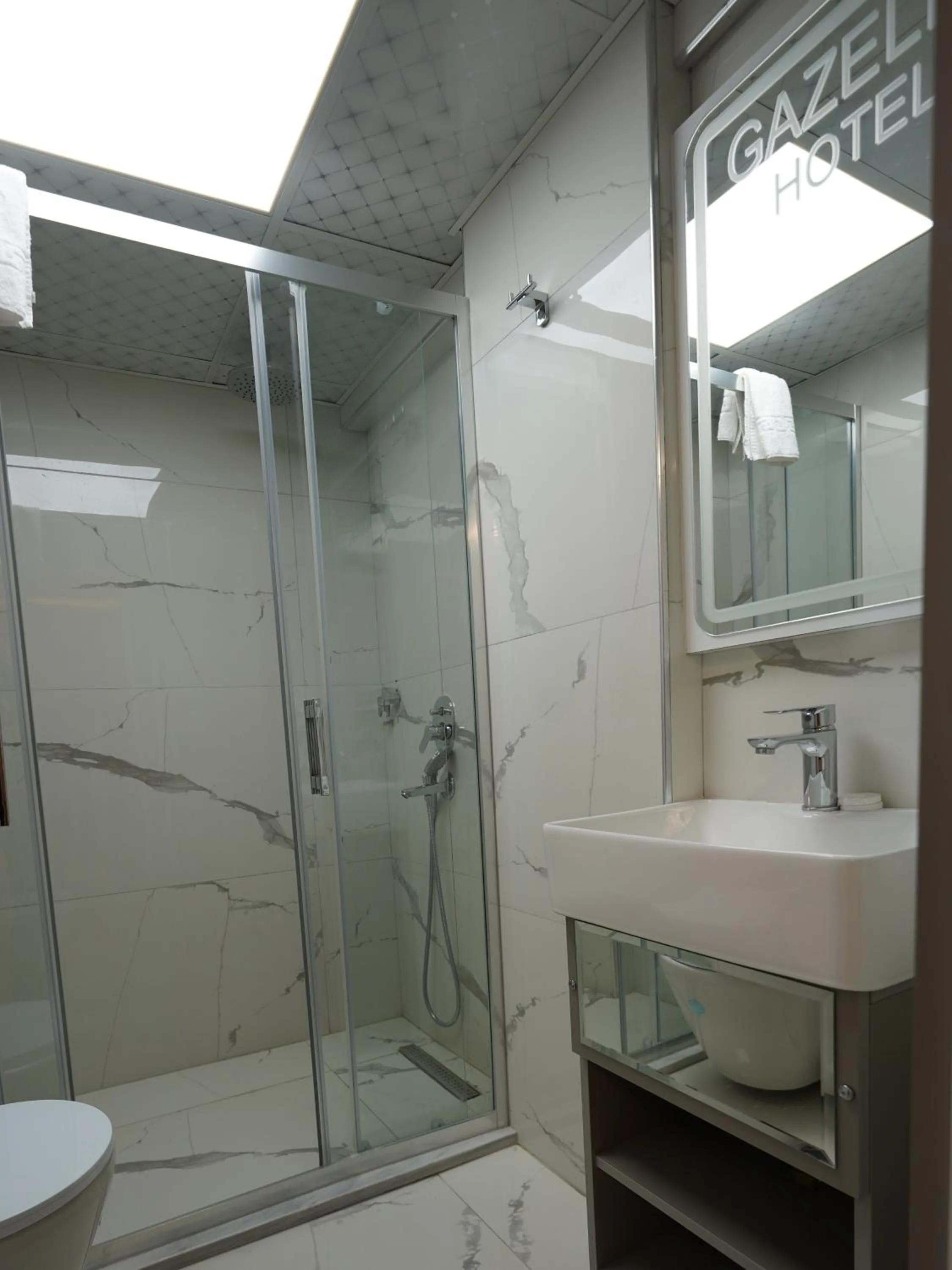Shower in gazelle suites
