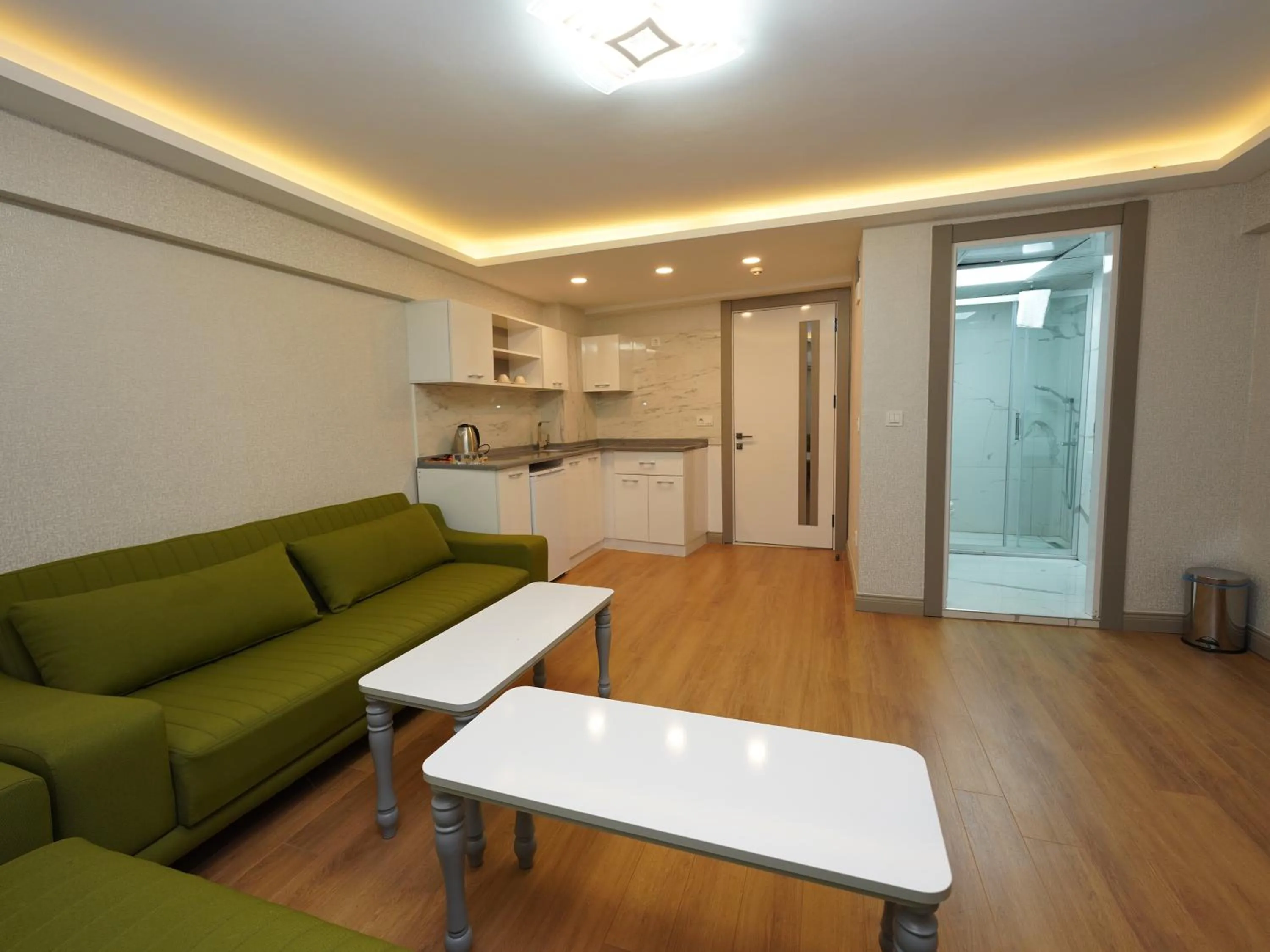 Living room in gazelle suites