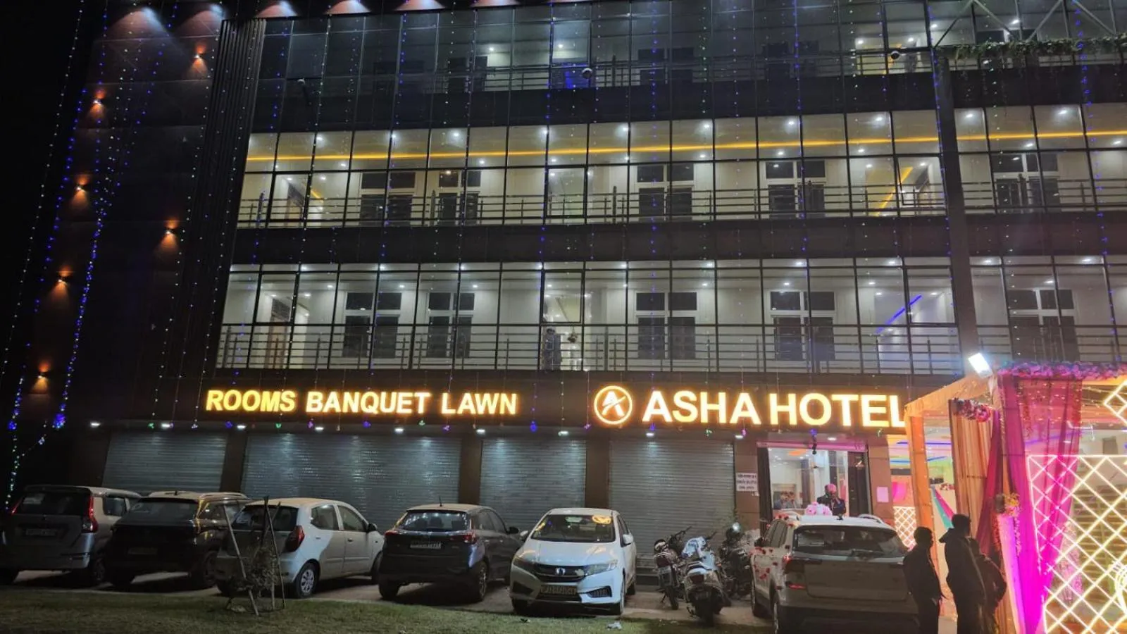 Property building in Asha Hotel