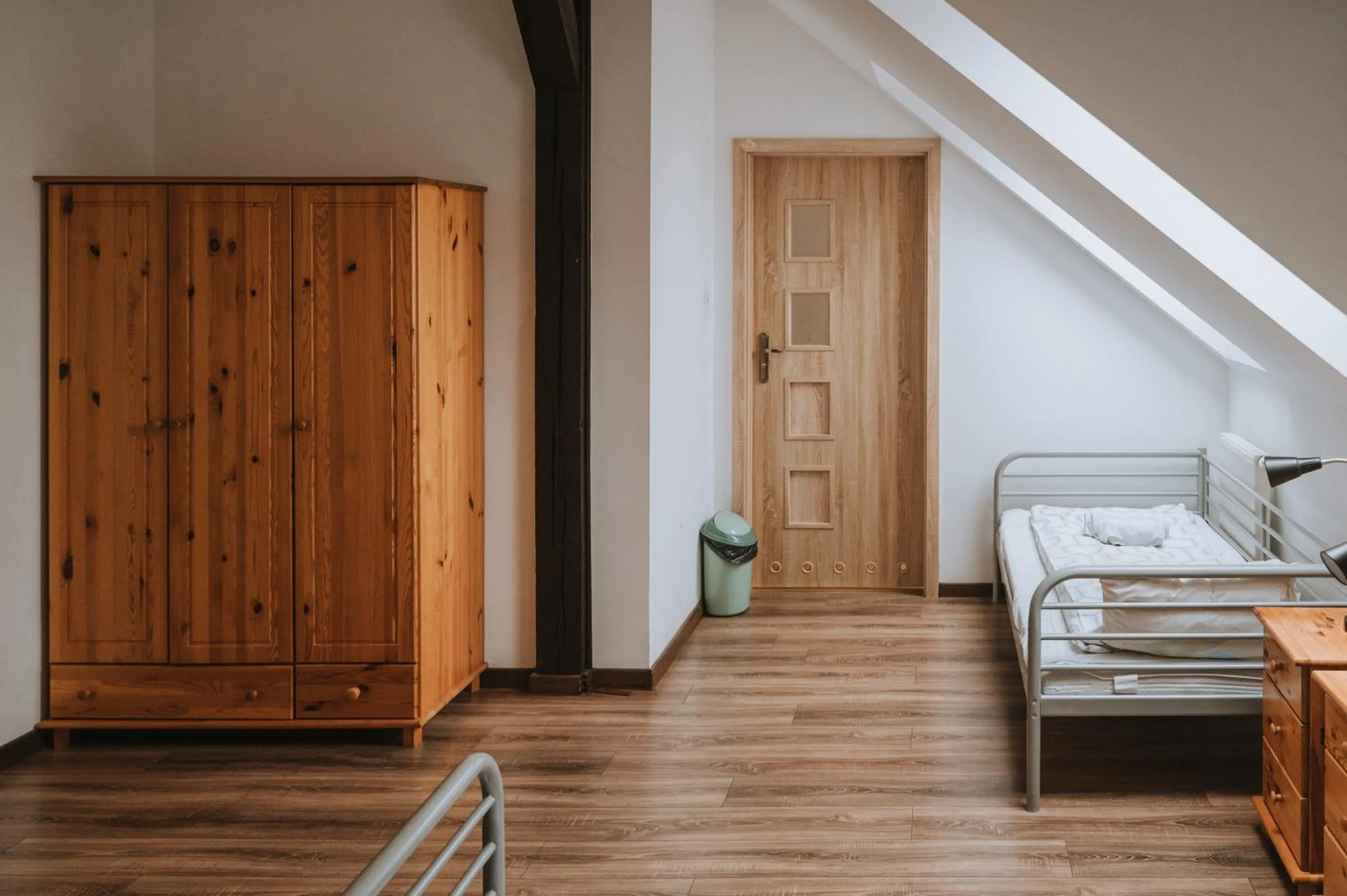 Bed in Pokoje Gościnne Domu Pielgrzyma w Supraślu