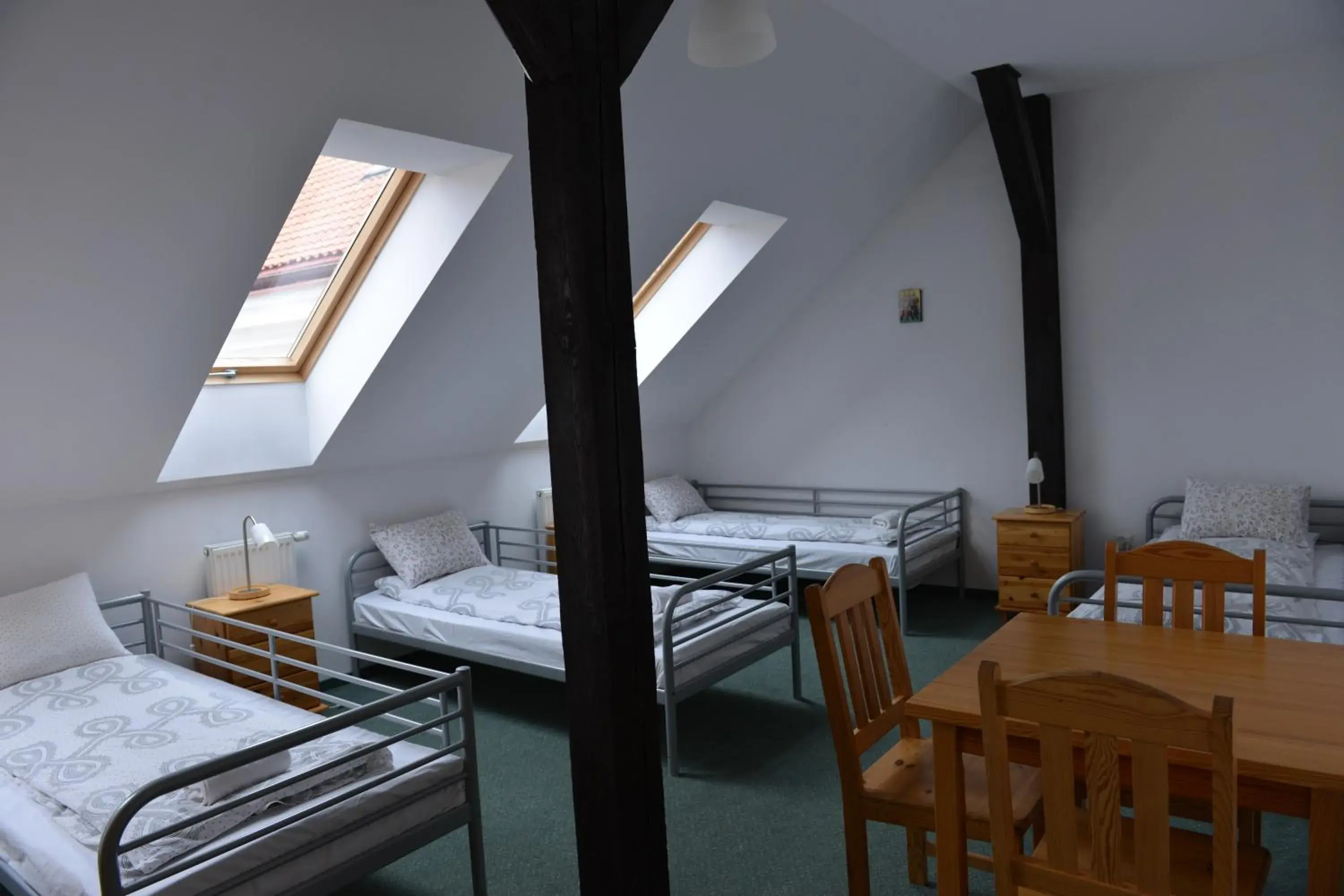 Triple Room with Garden View in Pokoje Gościnne Domu Pielgrzyma w Supraślu Triple Room with Garden View in Pokoje Gościnne Domu Pielgrzyma w Supraślu