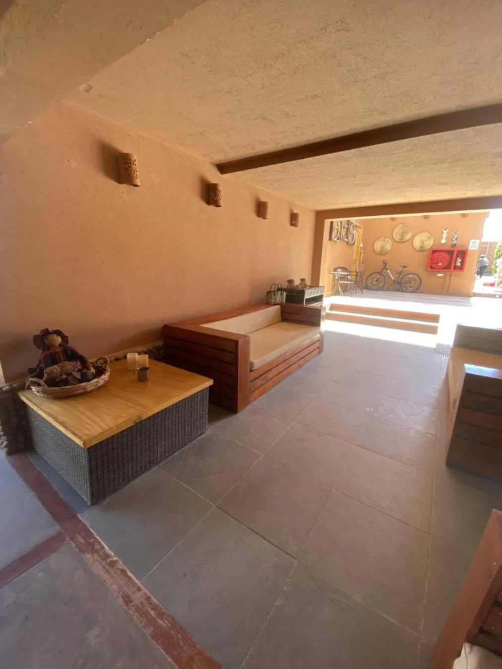 Seating area, Bed in Hoteles Pueblo de Tierra