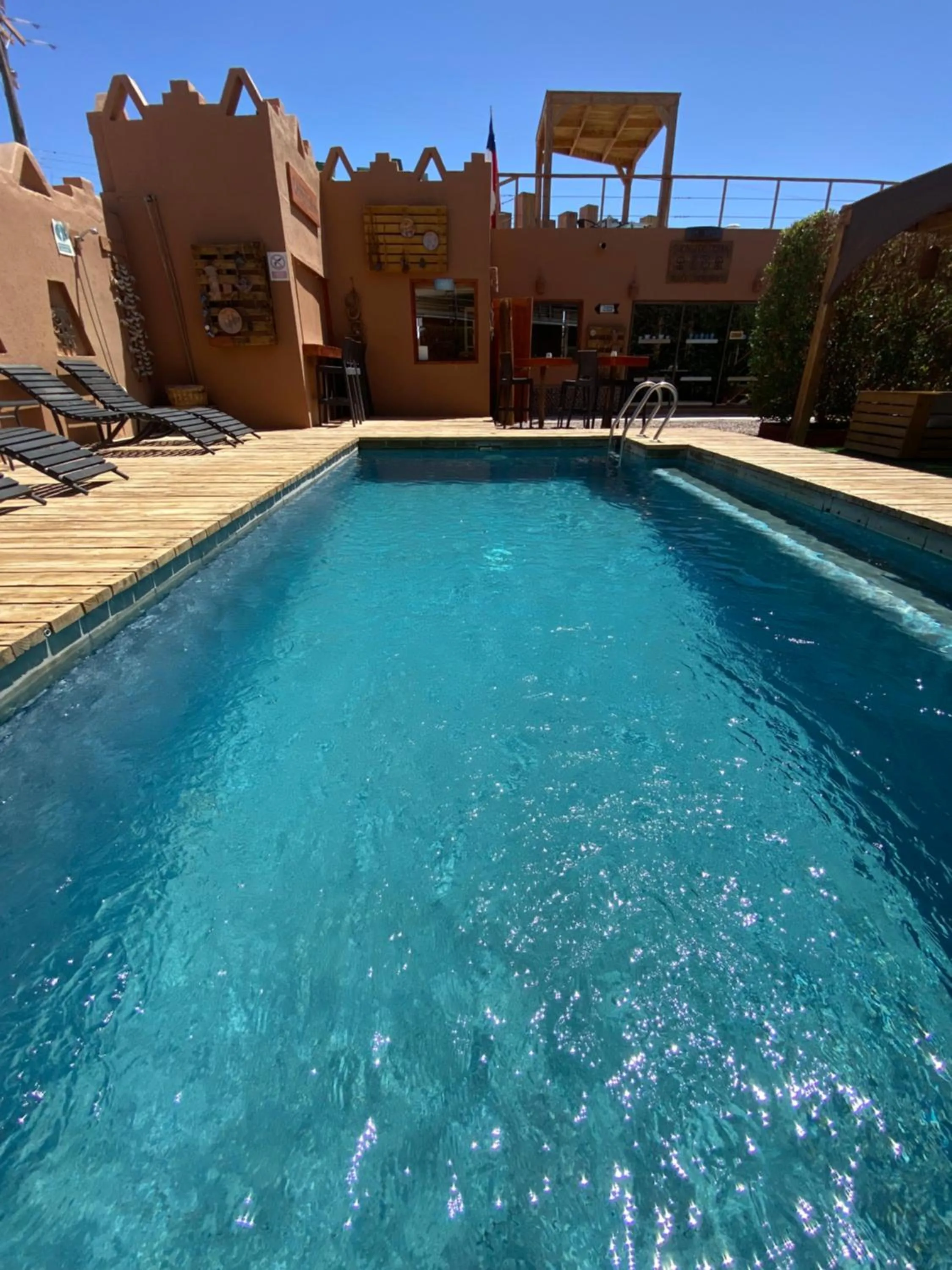 Pool view in Hoteles Pueblo de Tierra